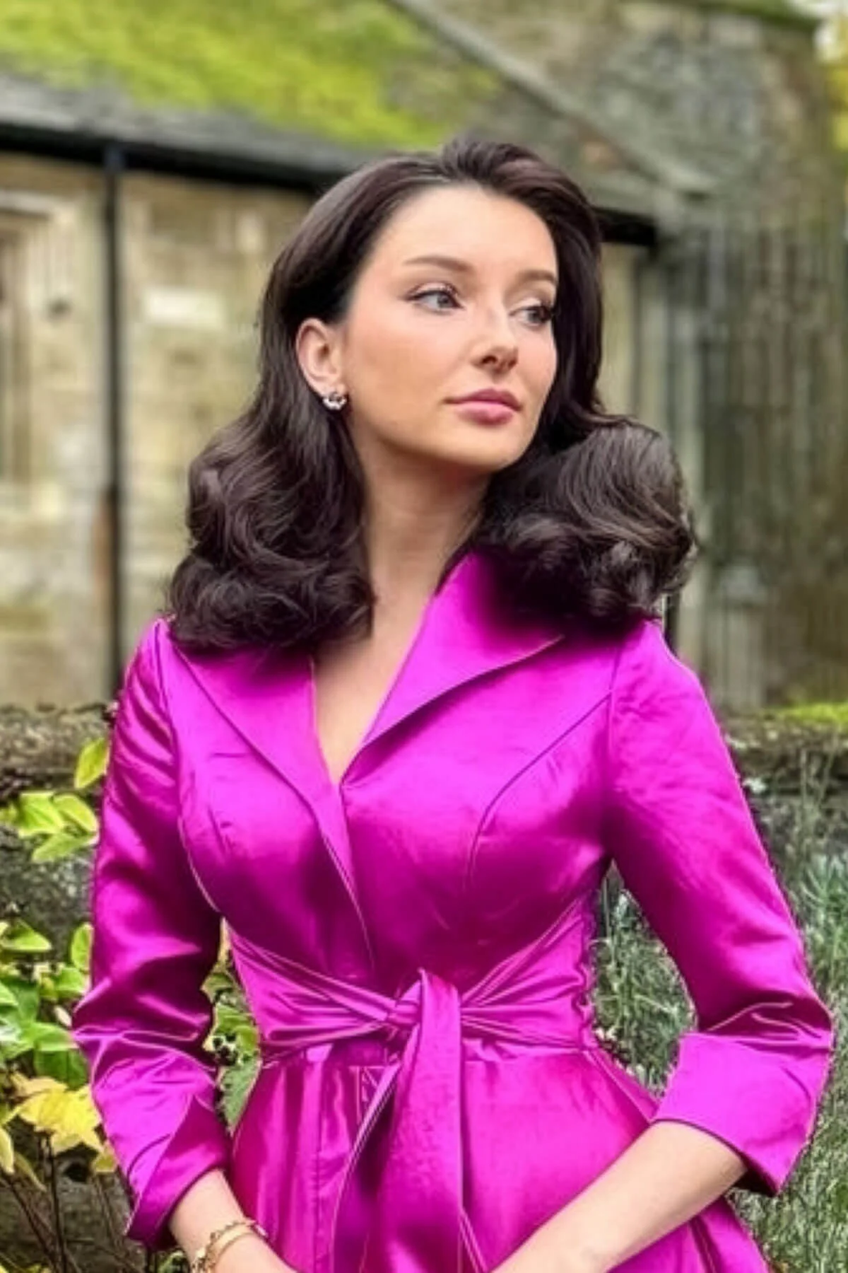 Virginia - Vintage Hollywood Glamour Waves Half Wig - Image 19