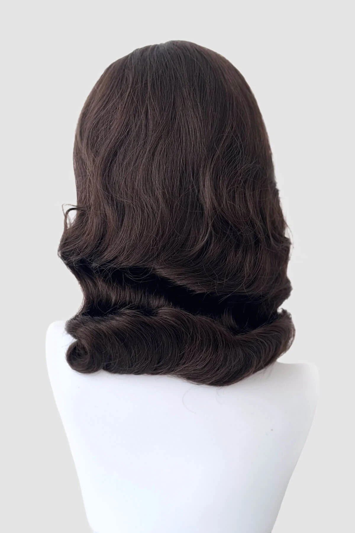 Virginia - Vintage Hollywood Glamour Waves Half Wig - Image 23