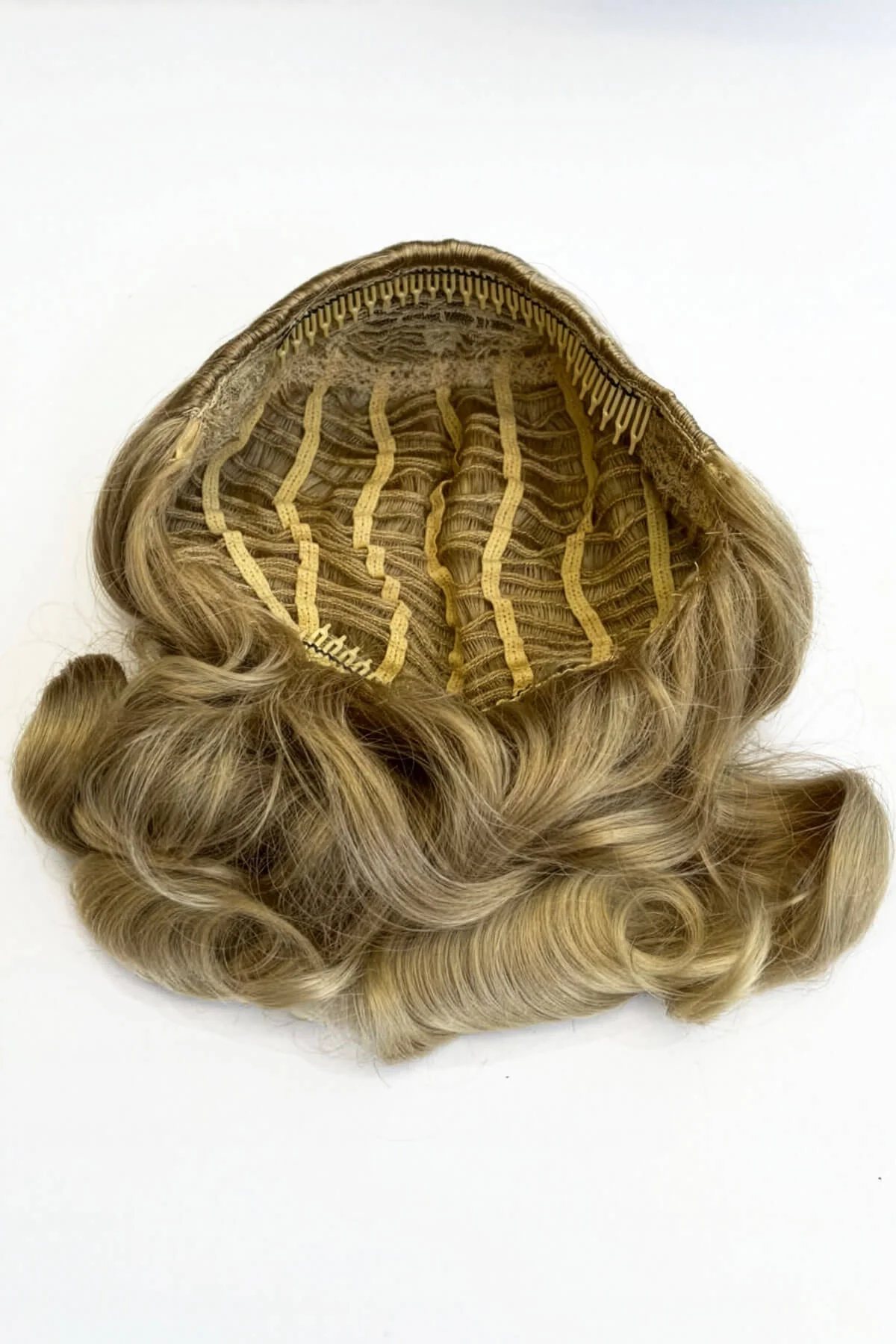 Virginia - Vintage Hollywood Glamour Waves Half Wig - Image 28