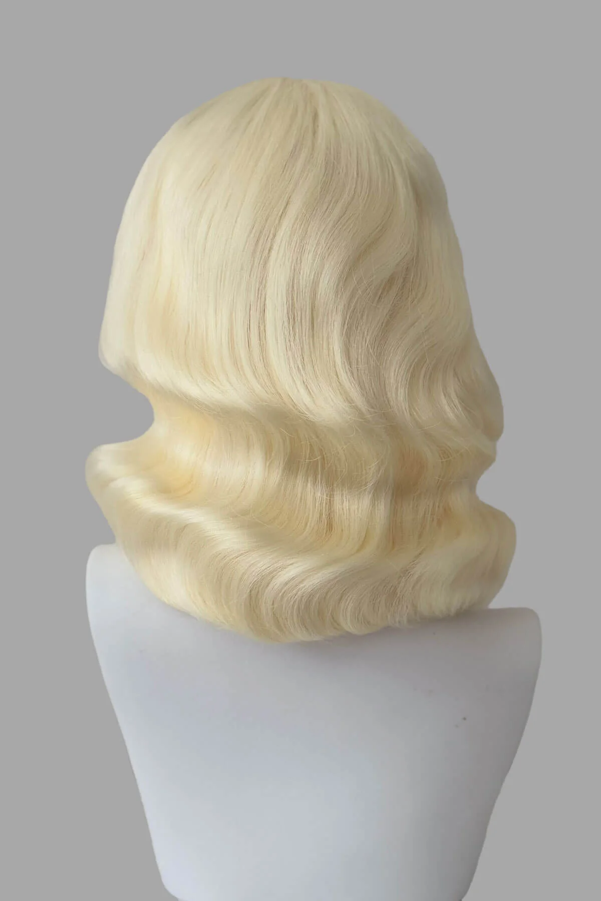 Virginia - Vintage Hollywood Glamour Waves Half Wig - Image 39