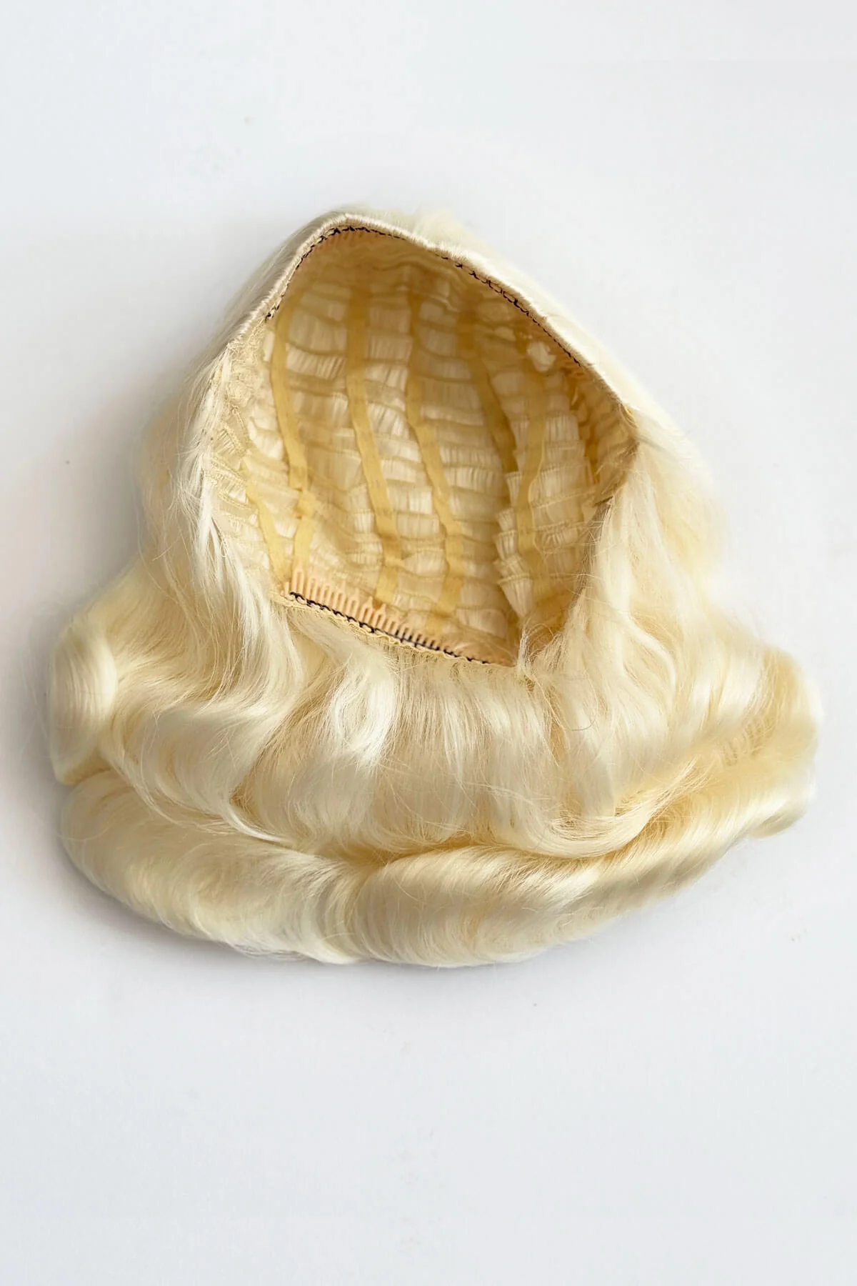Virginia - Vintage Hollywood Glamour Waves Half Wig - Image 40