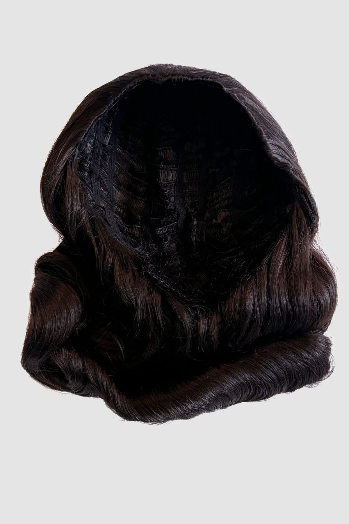 Virginia - Vintage Hollywood Glamour Waves Half Wig - Image 6