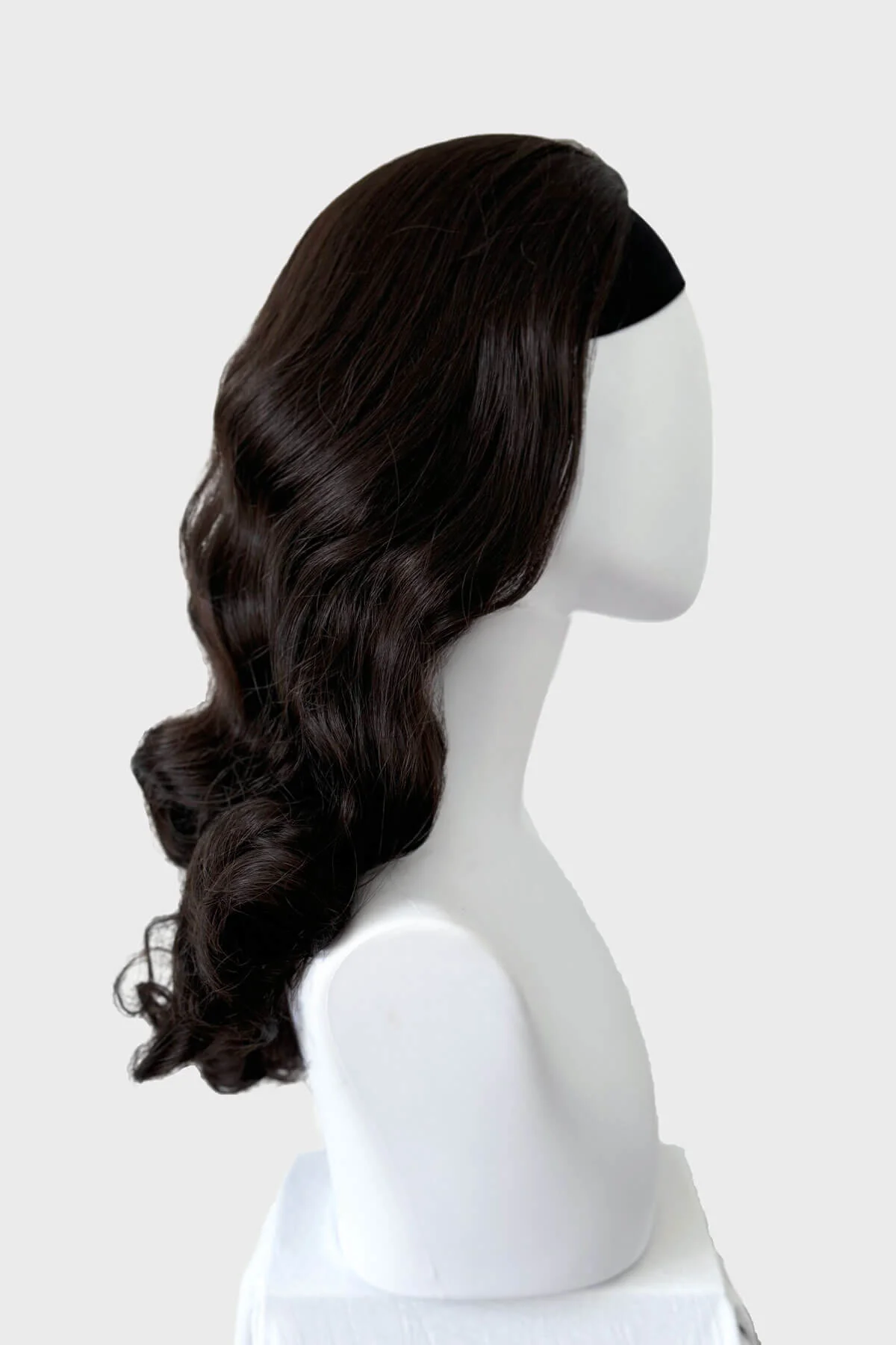 Morgana – Long Half Wig with Hollywood Waves - Image 27