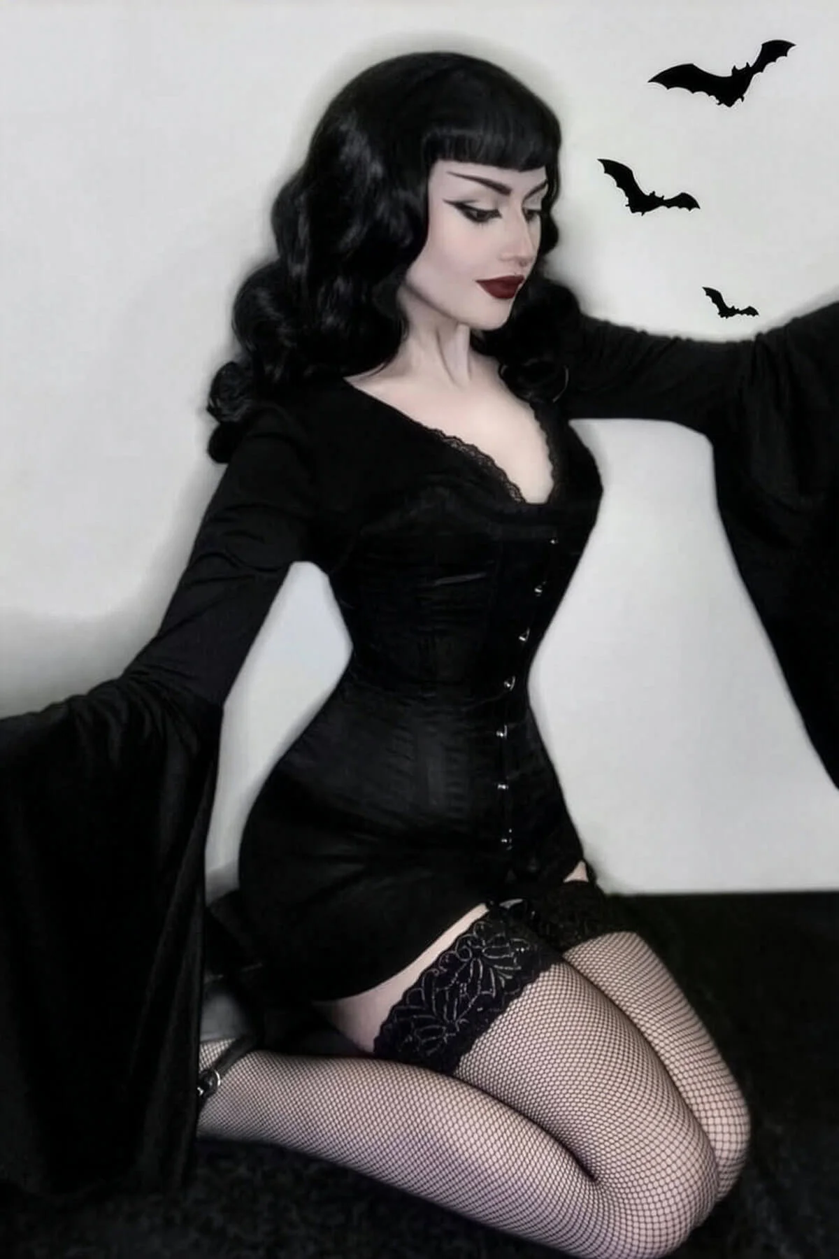 Morgana – Long Half Wig with Hollywood Waves - Image 5