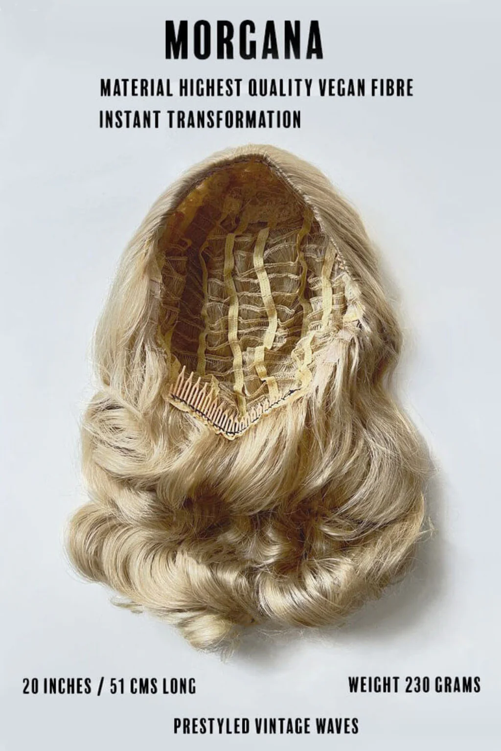 Morgana – Long Half Wig with Hollywood Waves - Image 89