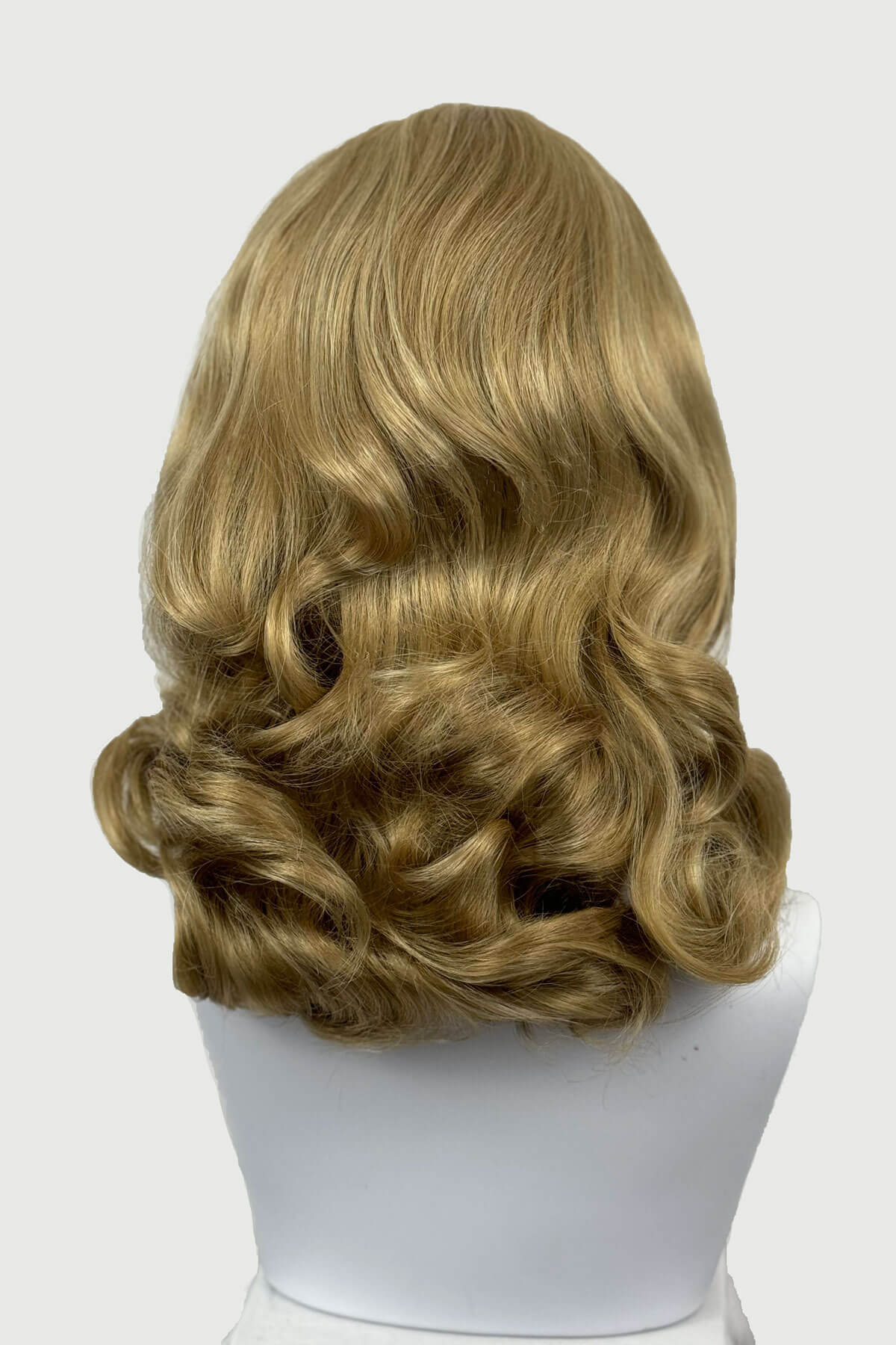 Onyx: 1950s Vintage Hollywood Waves Half Wig - Image 55