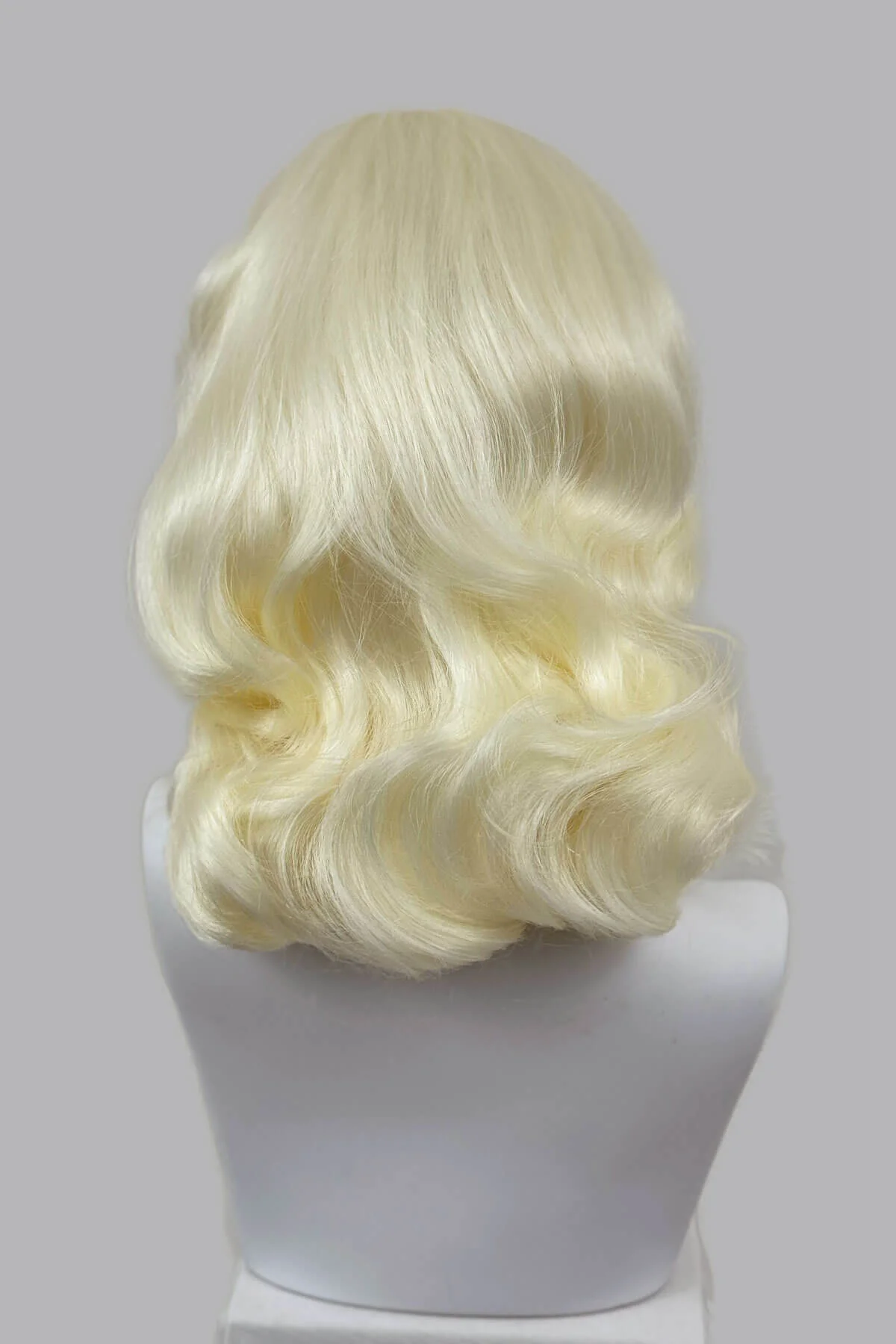 Onyx: 1950s Vintage Hollywood Waves Half Wig - Image 64