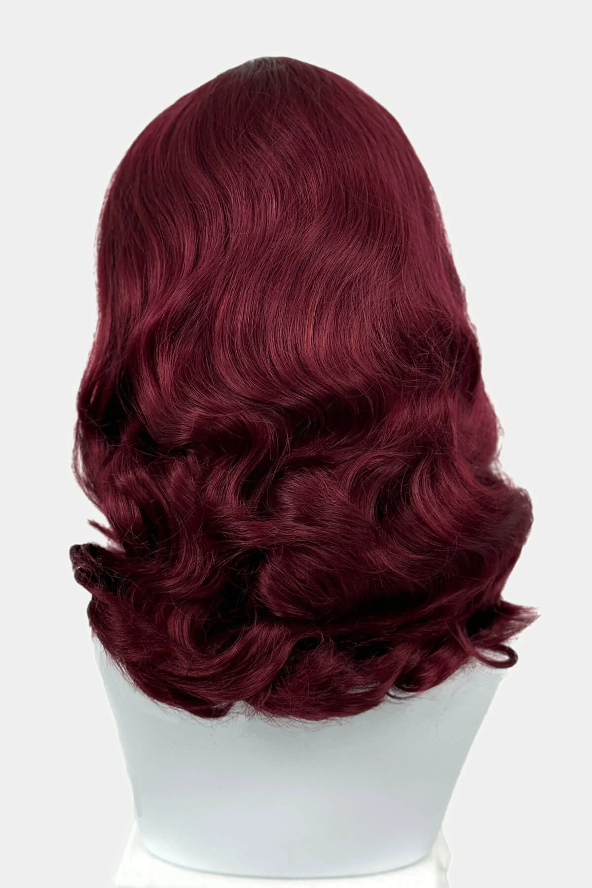 Onyx: 1950s Vintage Hollywood Waves Half Wig - Image 92