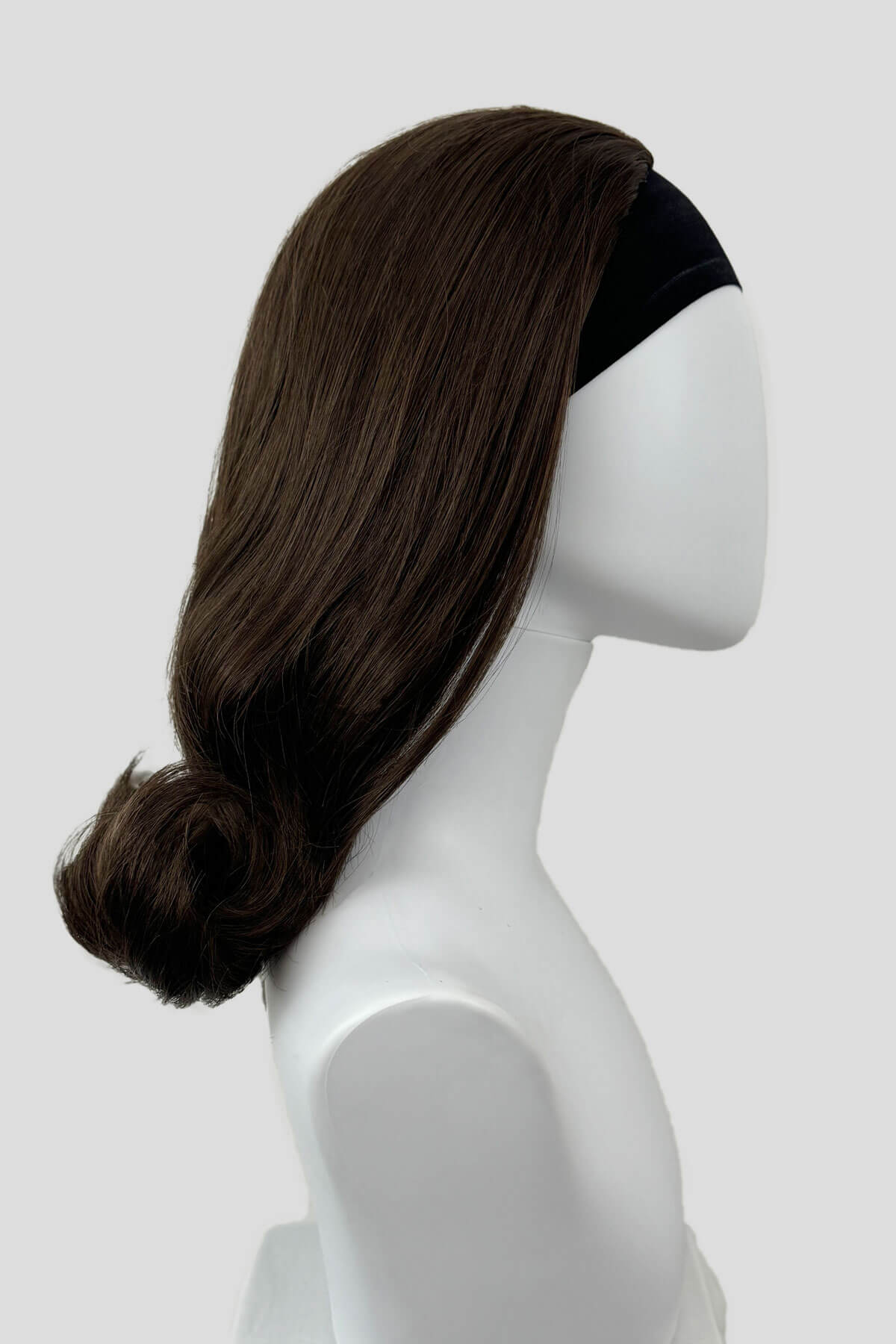 Philippa - The Perfect 1960s Style Flicked Half Wig - Image 11