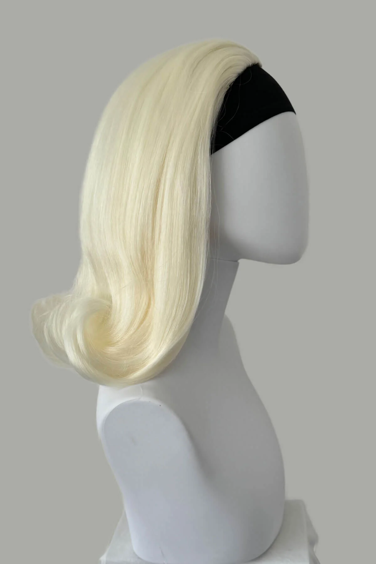 Philippa - The Perfect 1960s Style Flicked Half Wig - Image 31