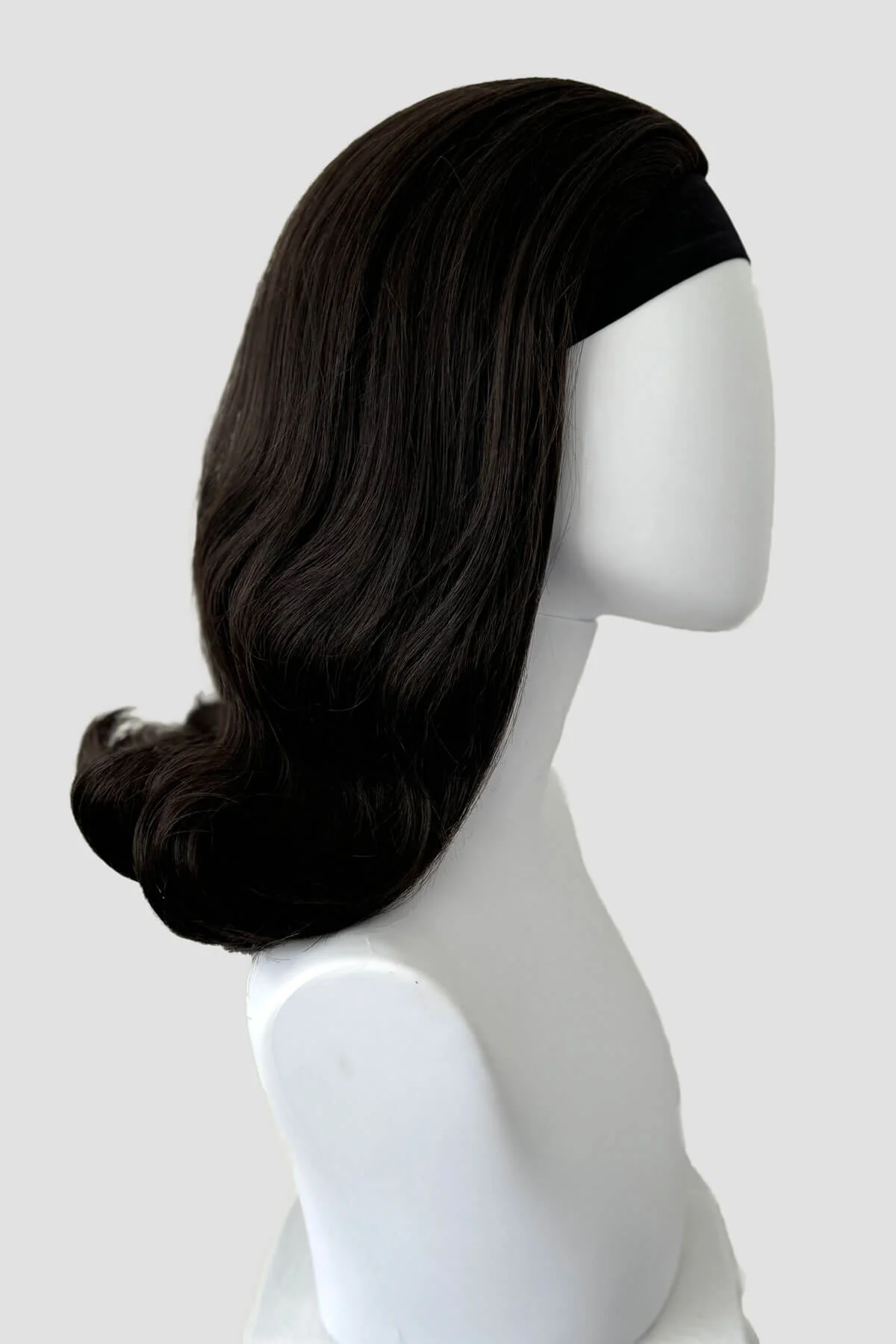 Philippa - The Perfect 1960s Style Flicked Half Wig - Image 52