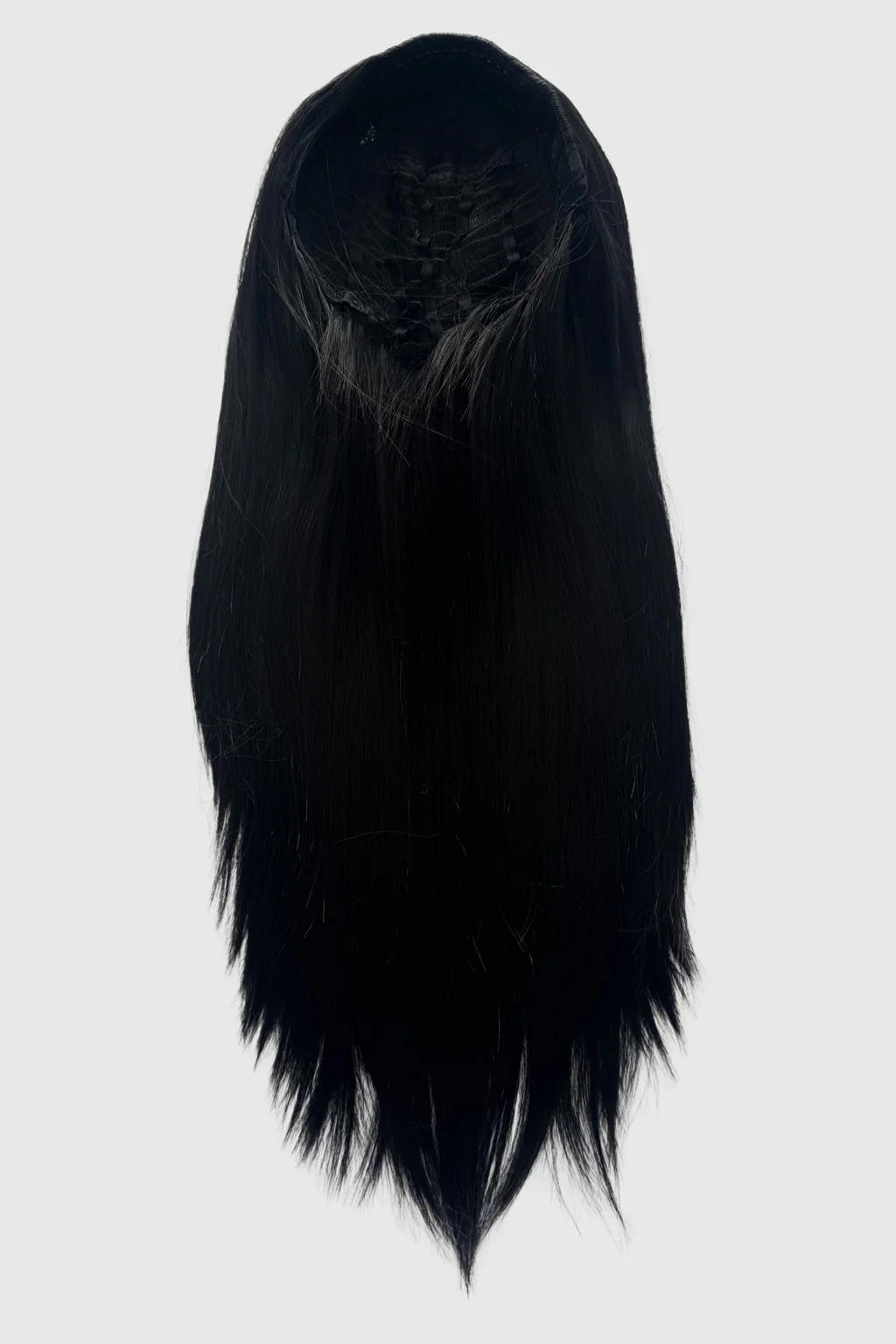 High crown long straight half wig: Andrea - Image 14