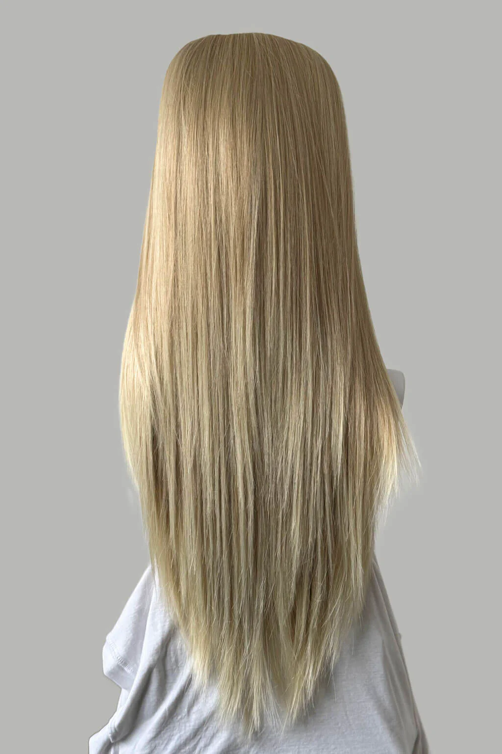 High crown long straight half wig: Andrea - Image 43