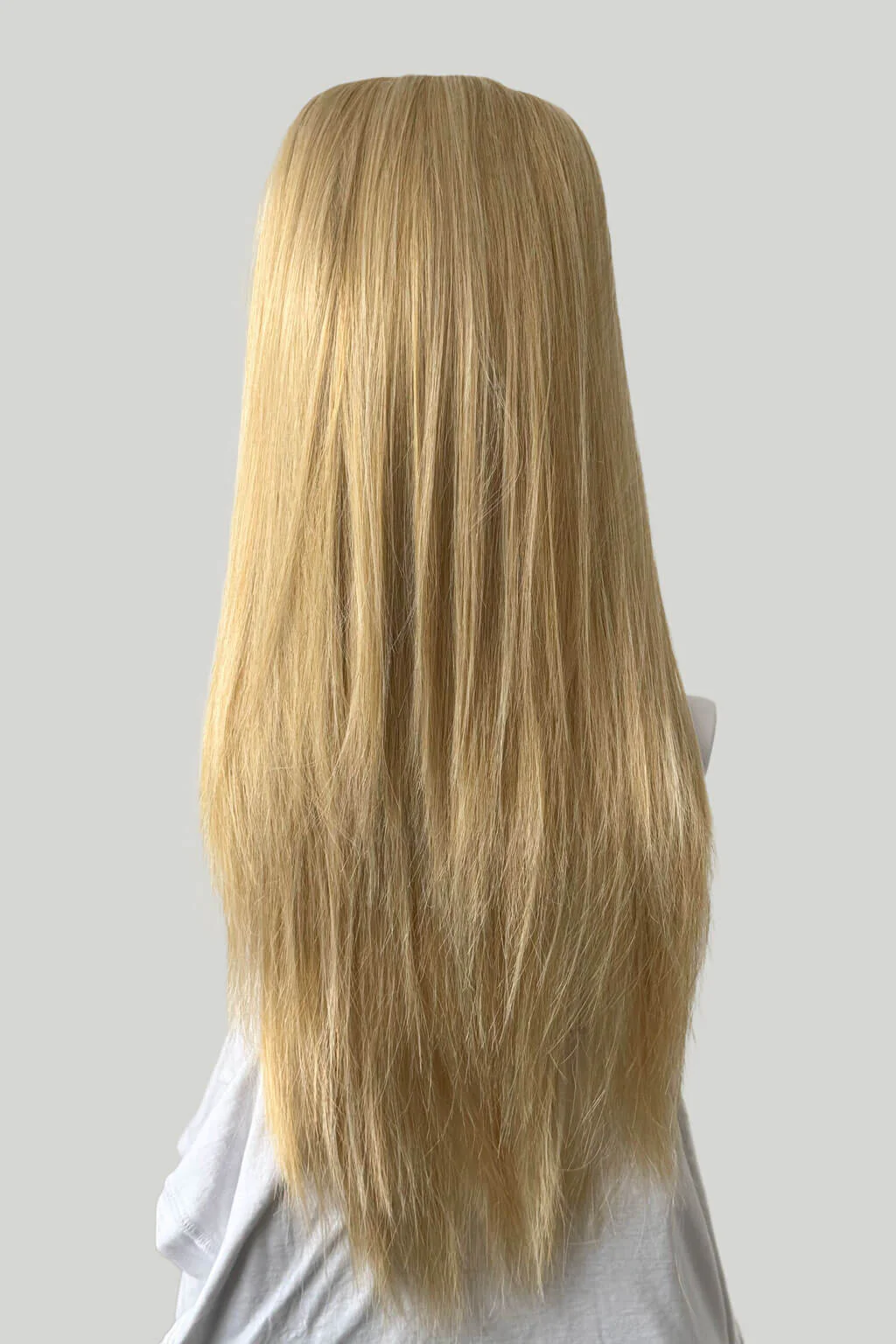 High crown long straight half wig: Andrea - Image 54