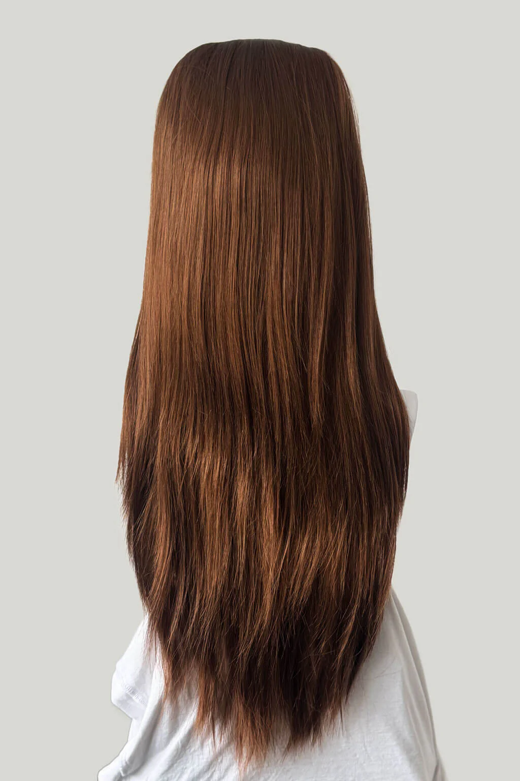 High crown long straight half wig: Andrea - Image 58
