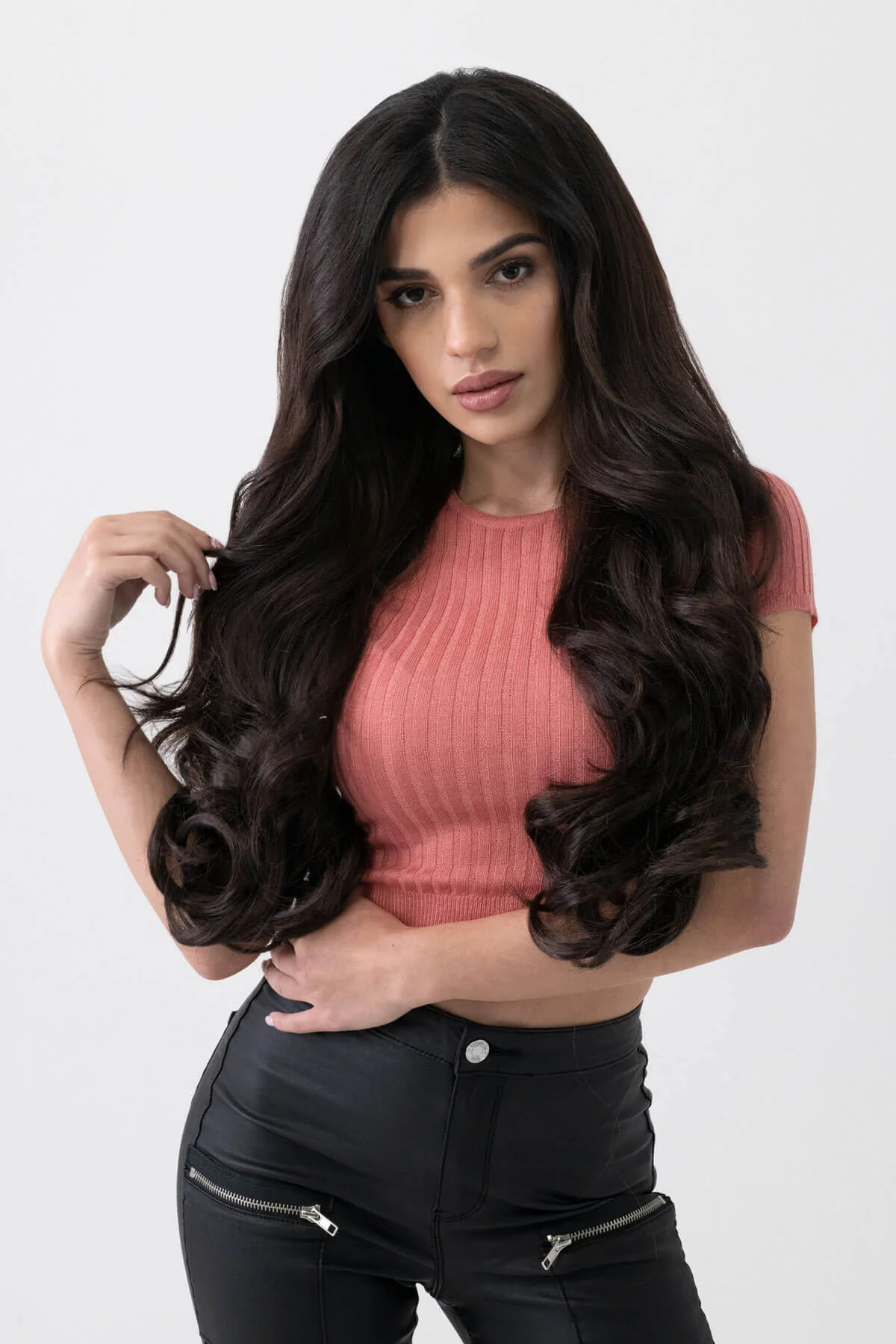 synthetic hair extension set, 5 piece, 22 inches long, 300g - Image 12