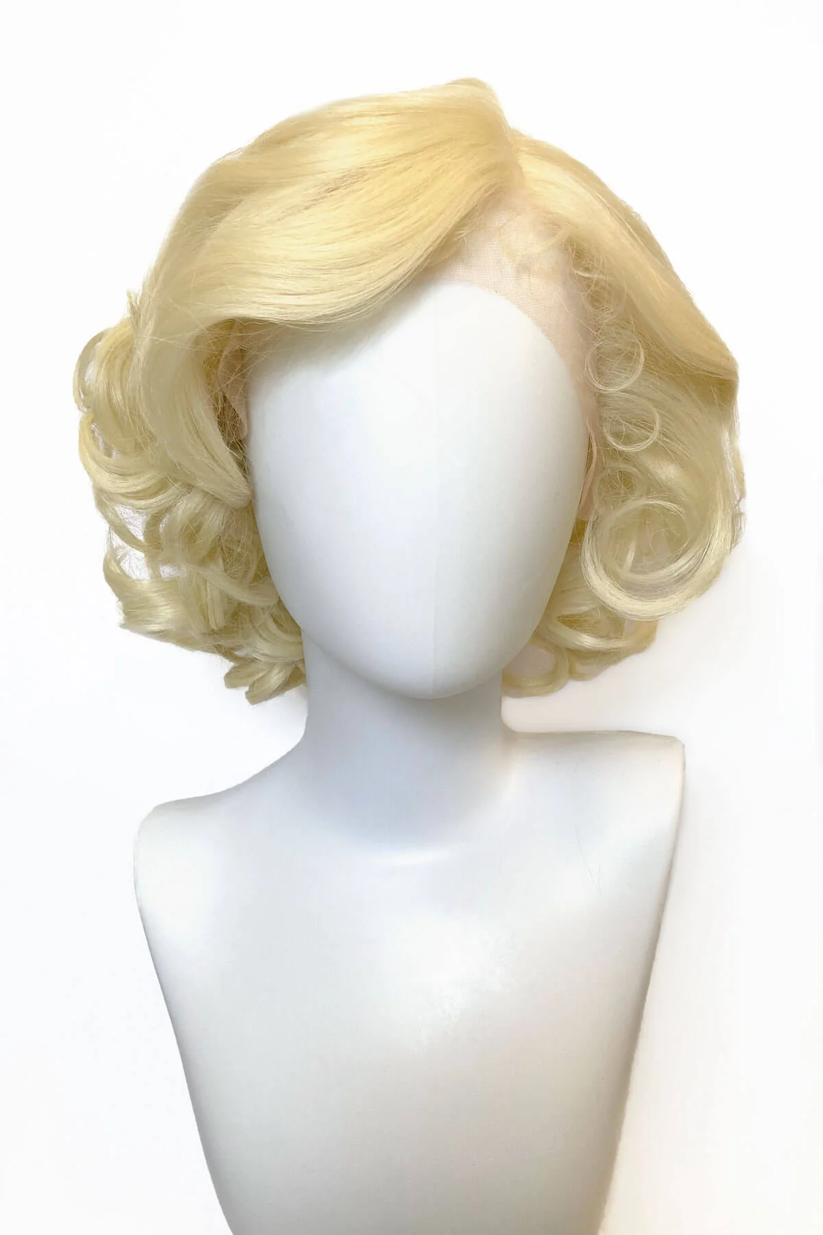 Blonde pinup wig, lace front, vintage style: Marilyn - Image 14