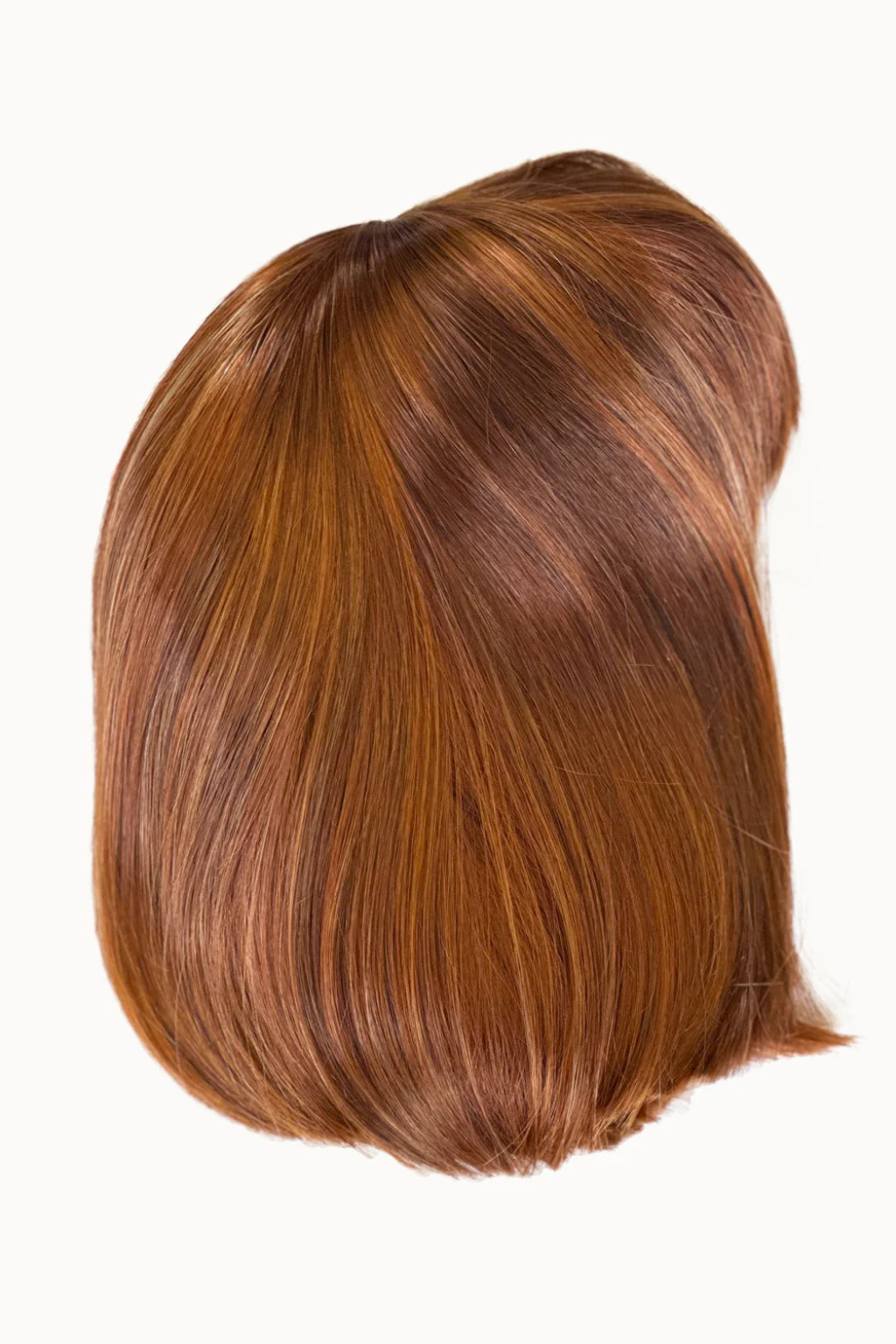 Copper red and auburn wig, bob style: Siren - Image 6
