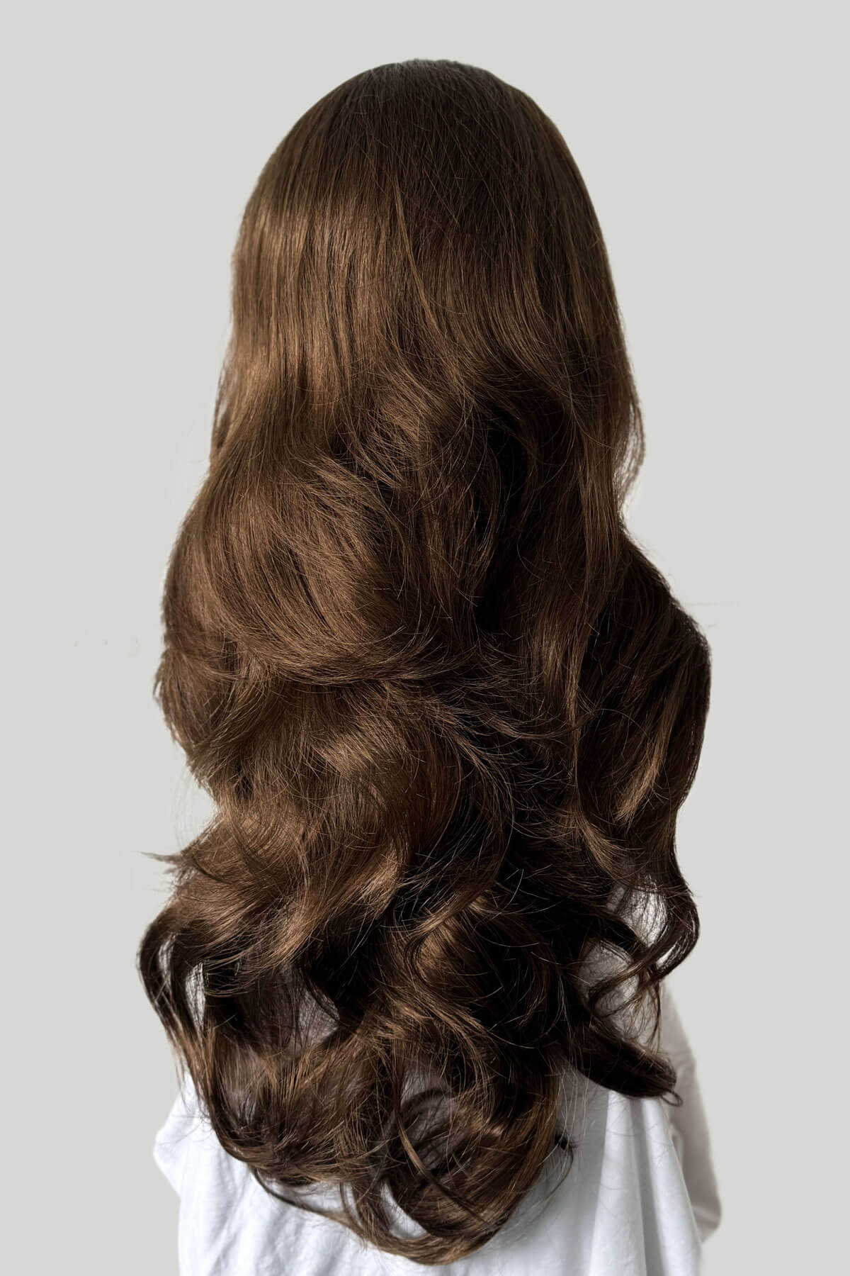Taya - Super Full Volume Brown Half Wig - Image 22