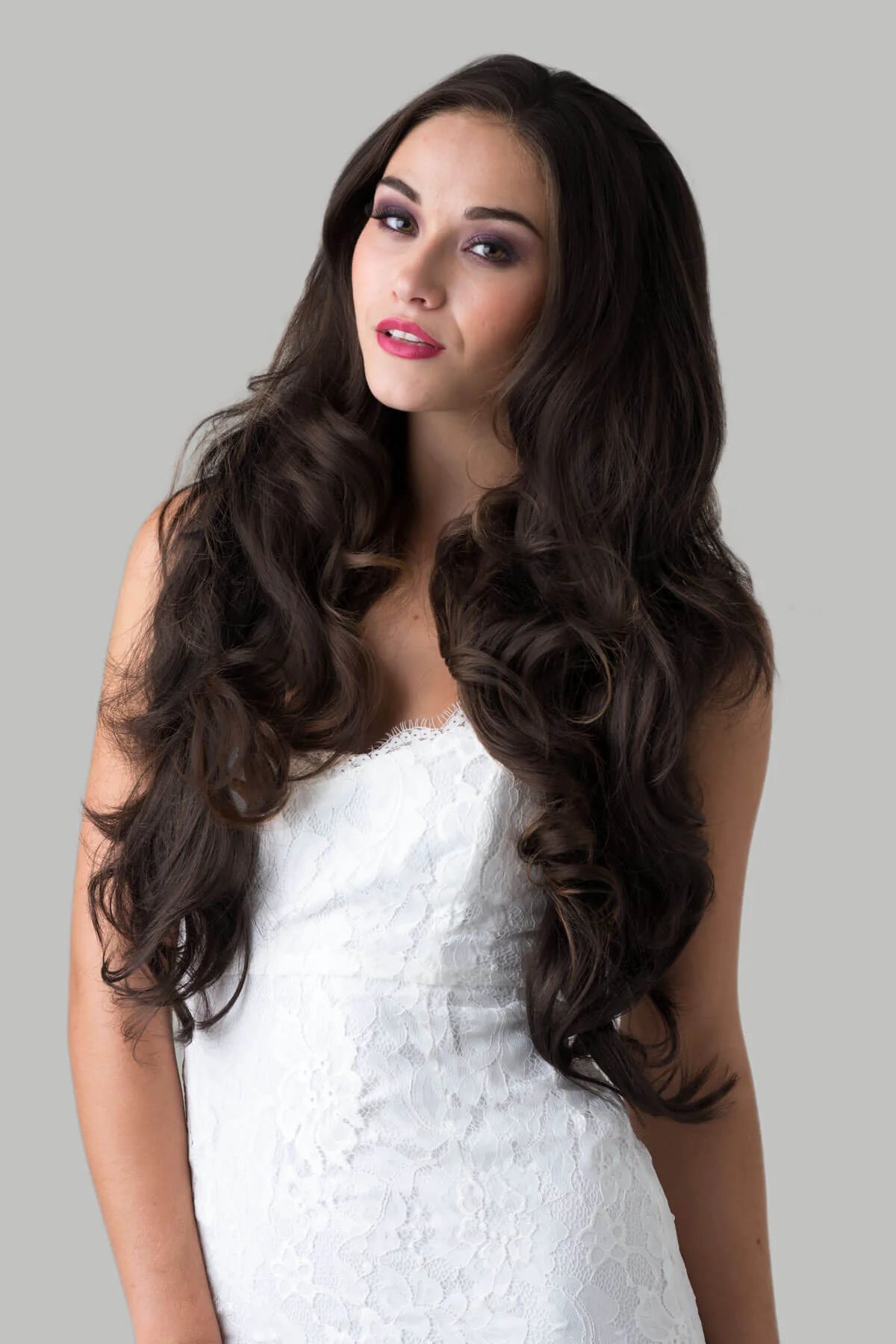 Taya - Super Full Volume Brown Half Wig - Image 9