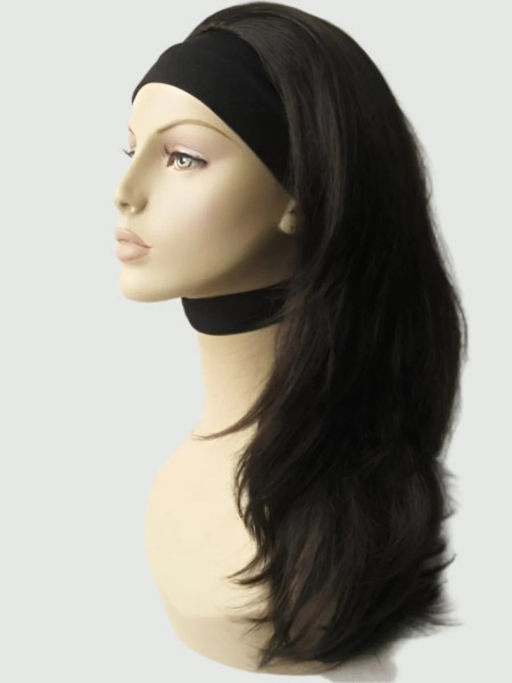Briar - Soft, Gentle Layered Long Brown Half Wig - Image 13