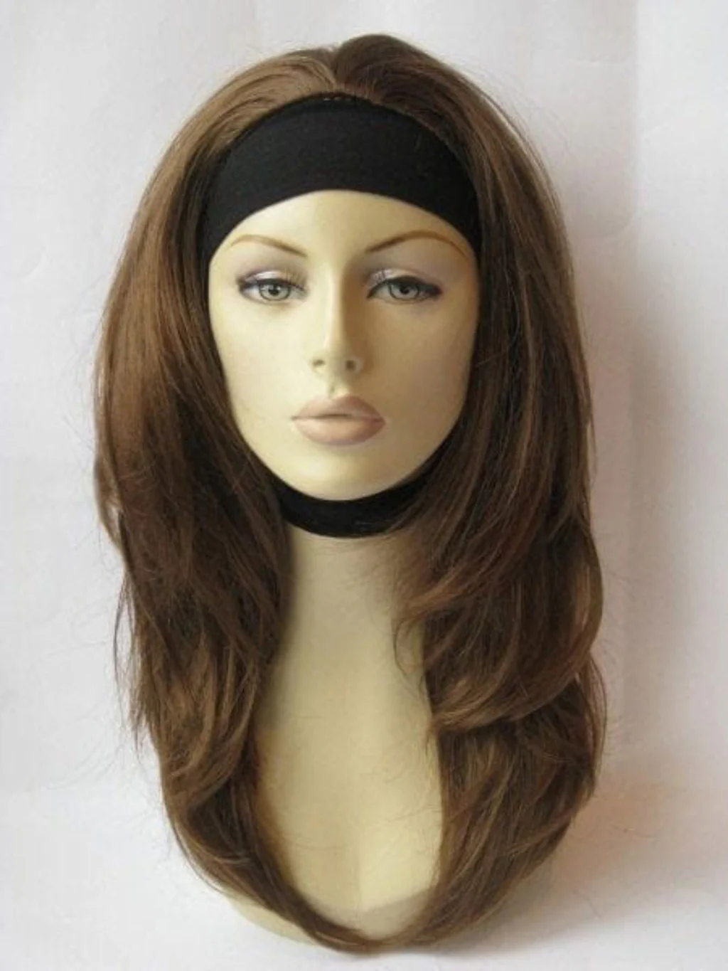 Briar - Soft, Gentle Layered Long Brown Half Wig - Image 20