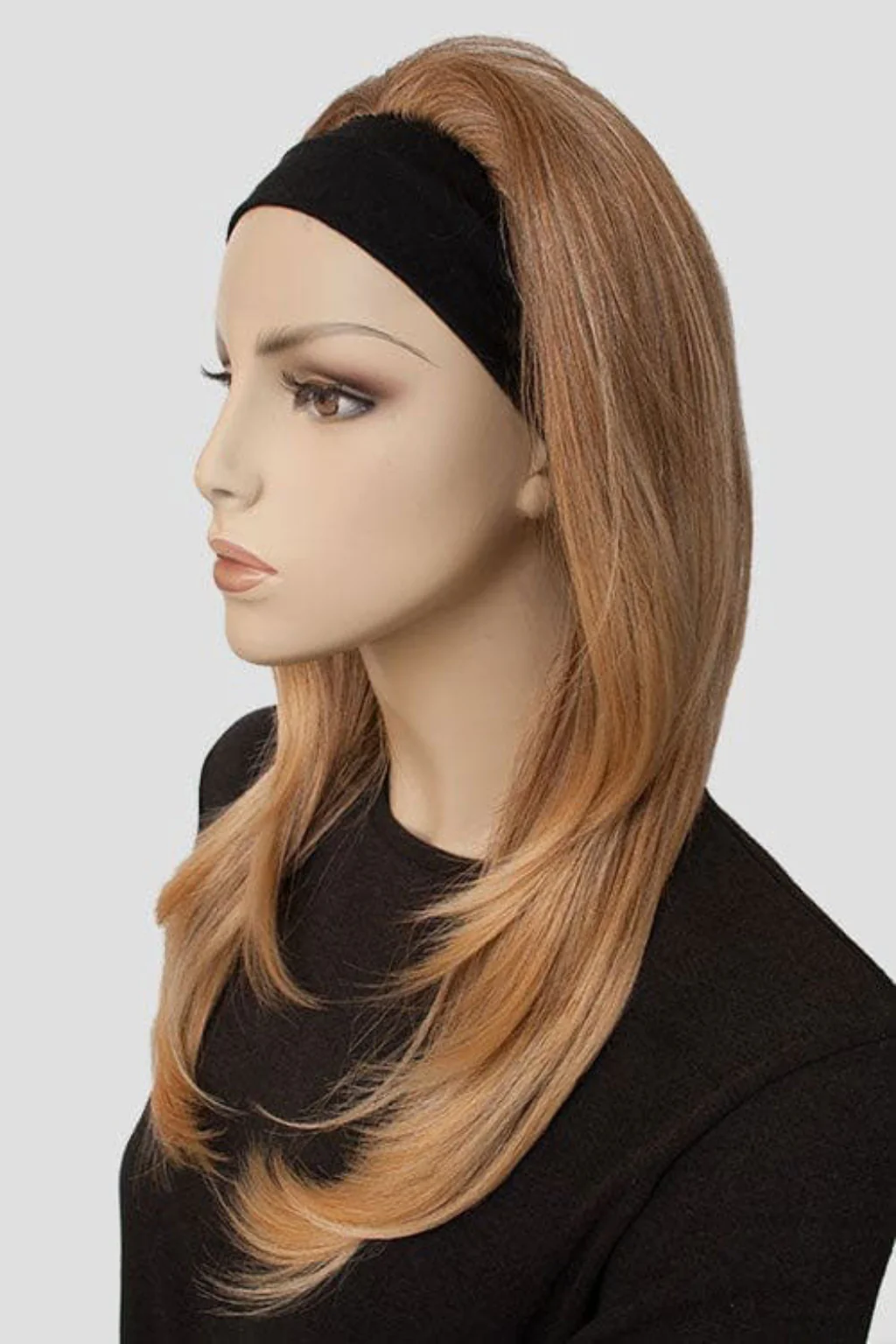 Briar - Soft, Gentle Layered Long Brown Half Wig - Image 25
