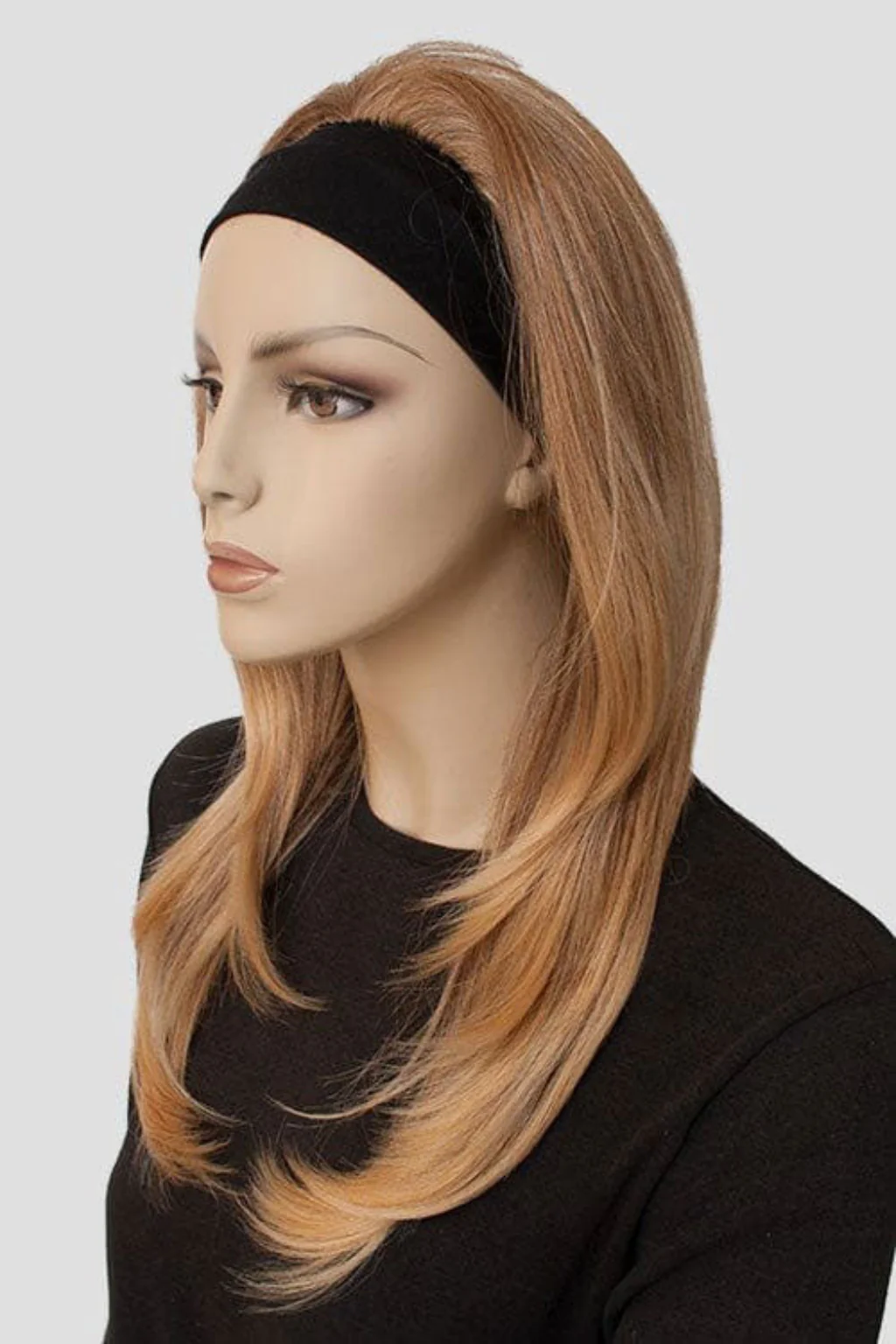 Briar - Soft, Gentle Layered Long Brown Half Wig - Image 26