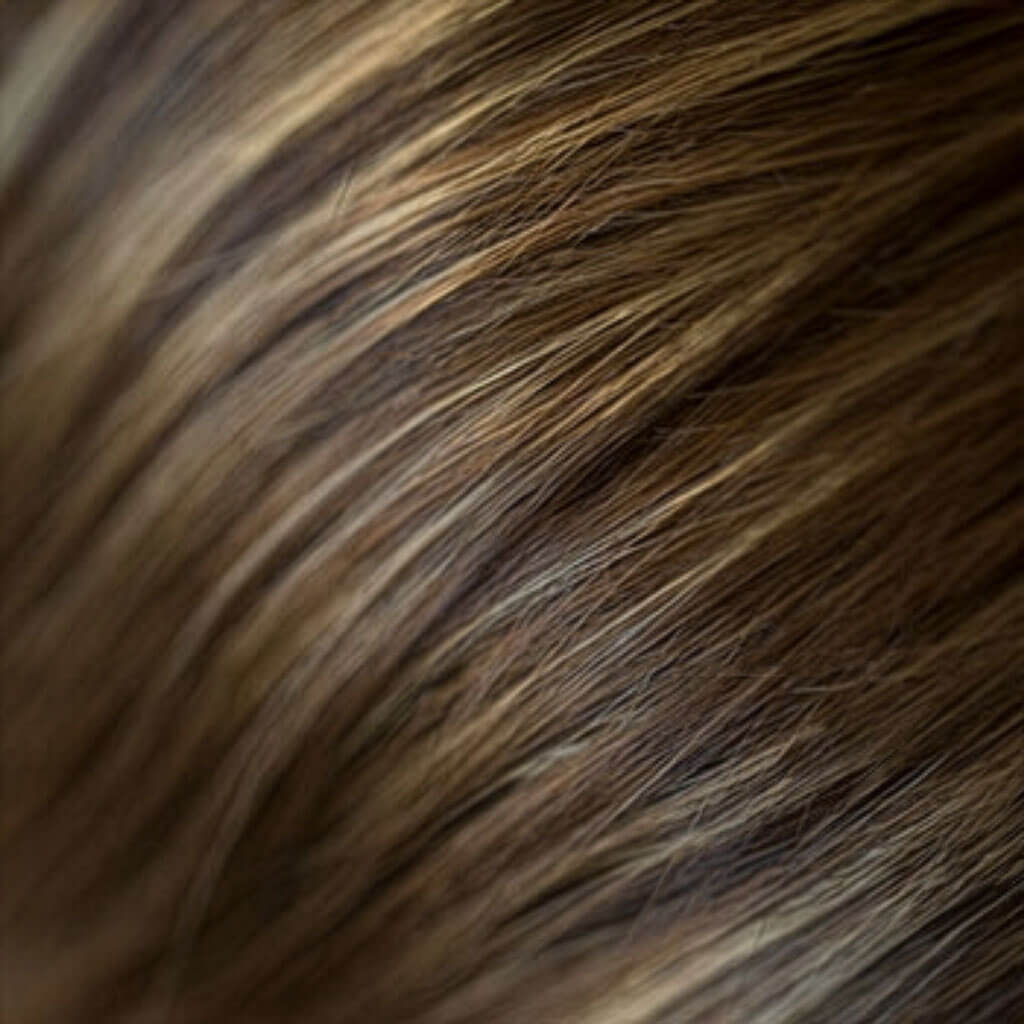 Long brown wig with gentle waves: Bella - Image 16