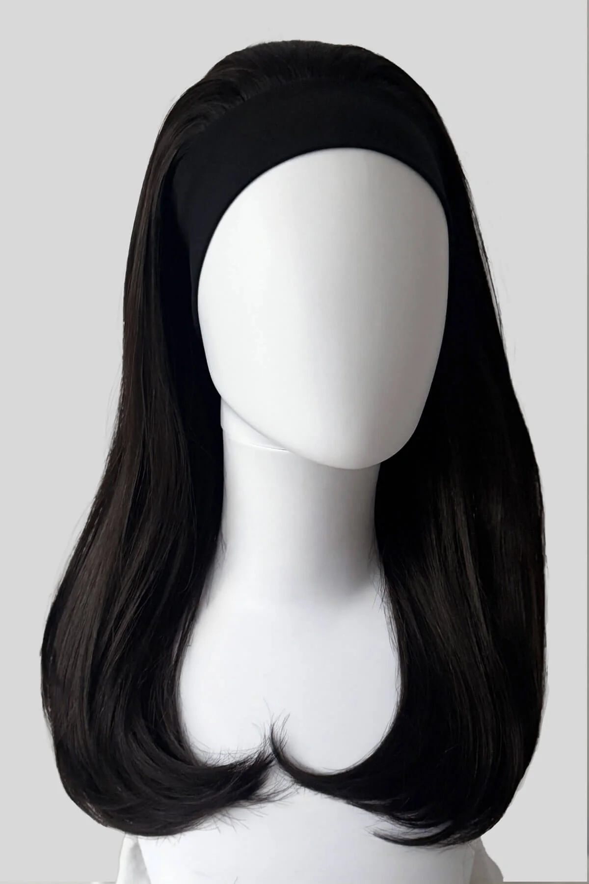 Headband half wig hairpiece, long and straight: Isla - Image 10