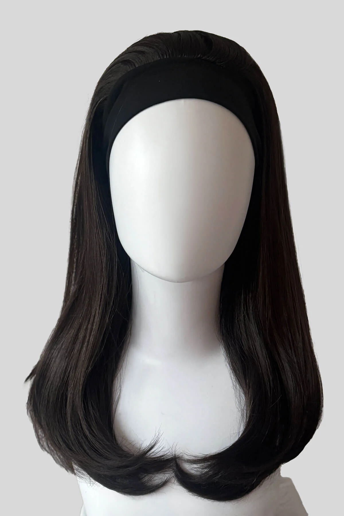 Headband half wig hairpiece, long and straight: Isla - Image 15