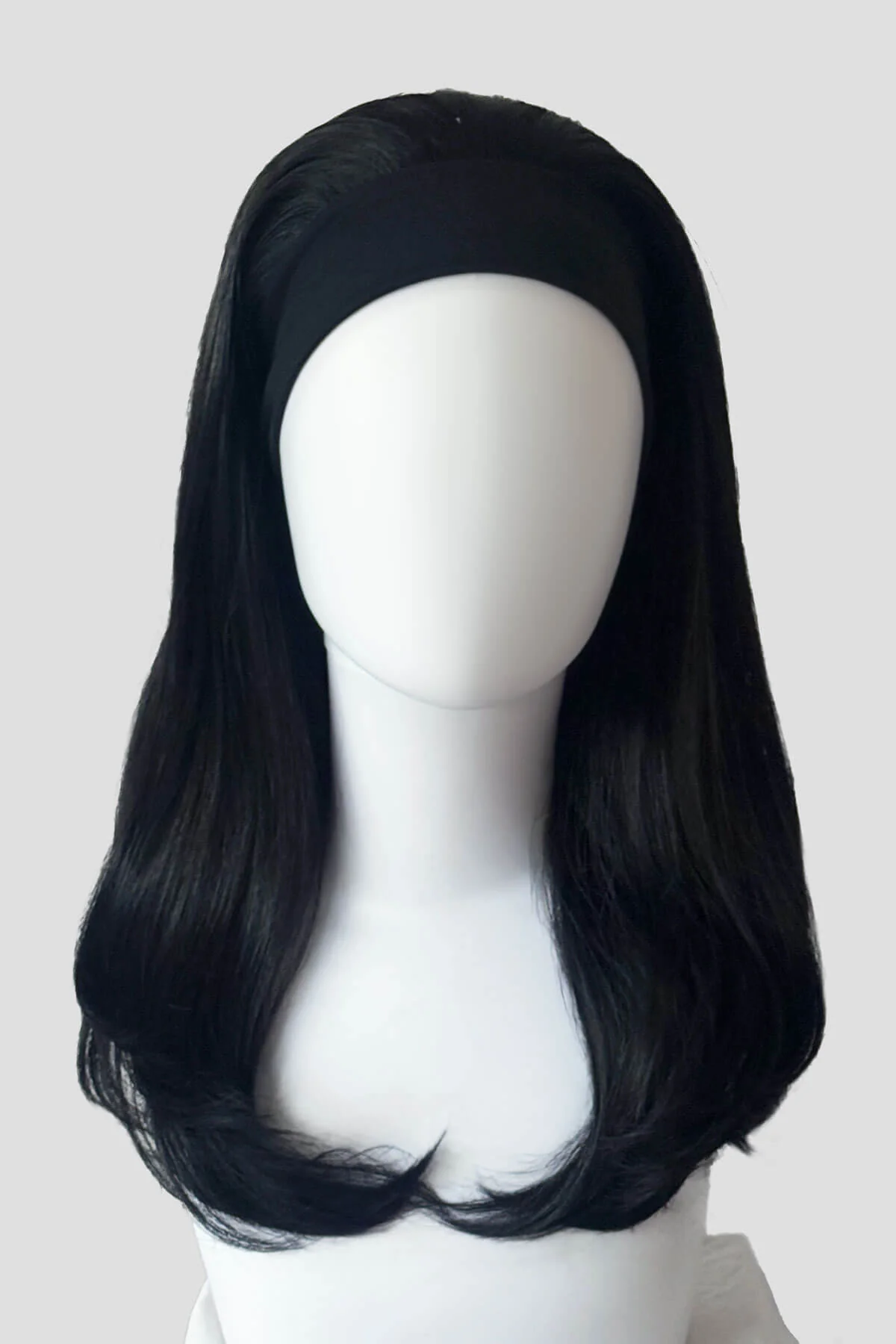 Headband half wig hairpiece, long and straight: Isla - Image 4
