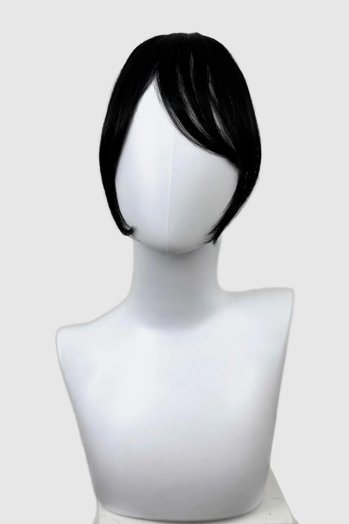 Clip in fringe hairpiece/clip-in curtain bangs, with long, face framing wisps: Sabrina - Image 3