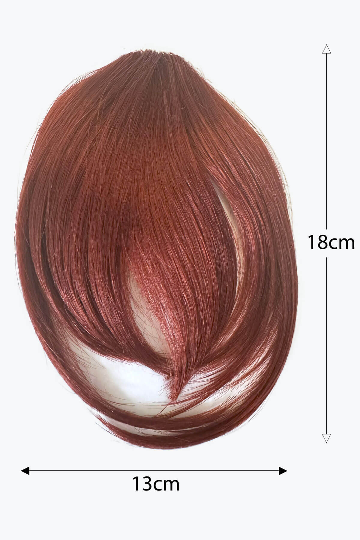 Clip in fringe hairpiece/clip-in bangs, gently feathered with face framing whisps: Delia - Image 28