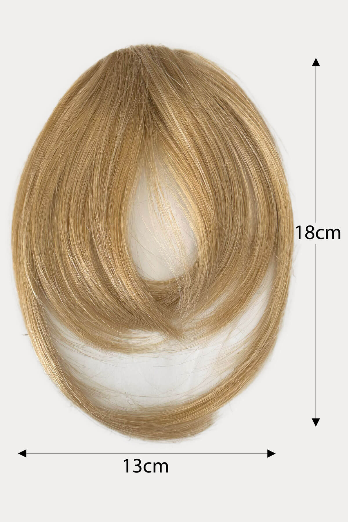 Clip in fringe hairpiece/clip-in bangs, gently feathered with face framing whisps: Delia - Image 35