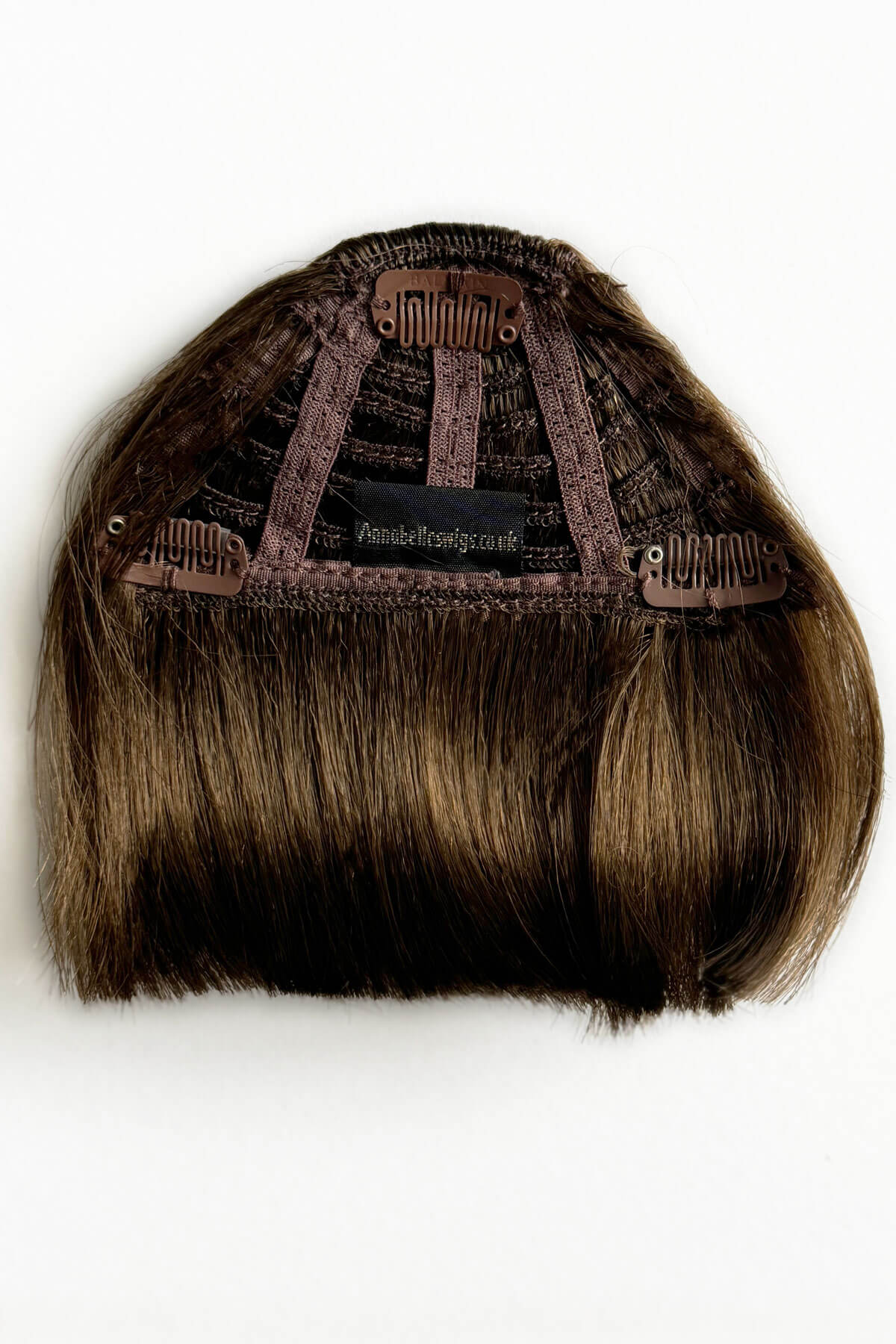 Clip-in fringe hairpiece/clip-in micro-bangs, thick, straight retro rockabilly style: Ida - Image 19
