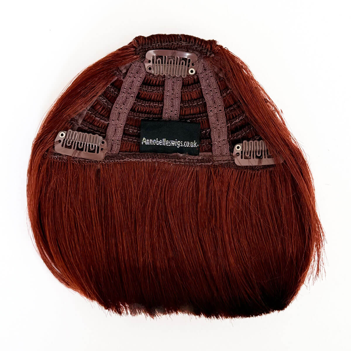 Clip-in fringe hairpiece/clip-in micro-bangs, thick, straight retro rockabilly style: Ida - Image 39
