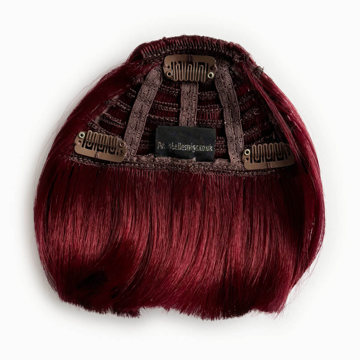 Clip-in fringe hairpiece/clip-in micro-bangs, thick, straight retro rockabilly style: Ida - Image 50