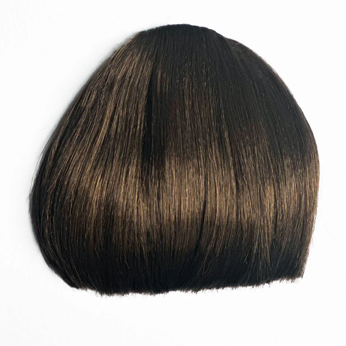 Clip-in fringe hairpiece/clip-in micro-bangs, thick, straight retro rockabilly style: Ida - Image 56