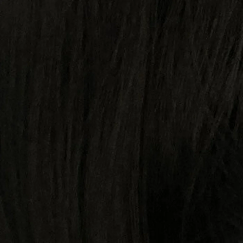 Brown long bob wig, layered with straight fringe: Katia - Image 11