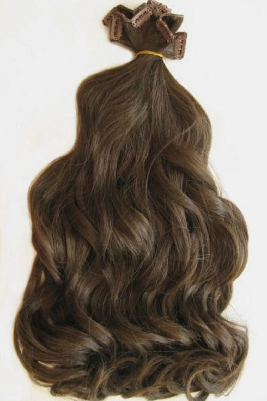 Clip-in hair extensions, wavy, 6 piece, full head, 150g, 24 inches long - Image 11