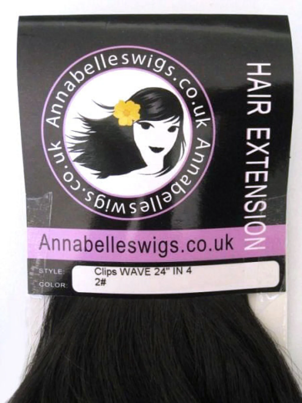Clip-in hair extensions, wavy, 6 piece, full head, 150g, 24 inches long - Image 5