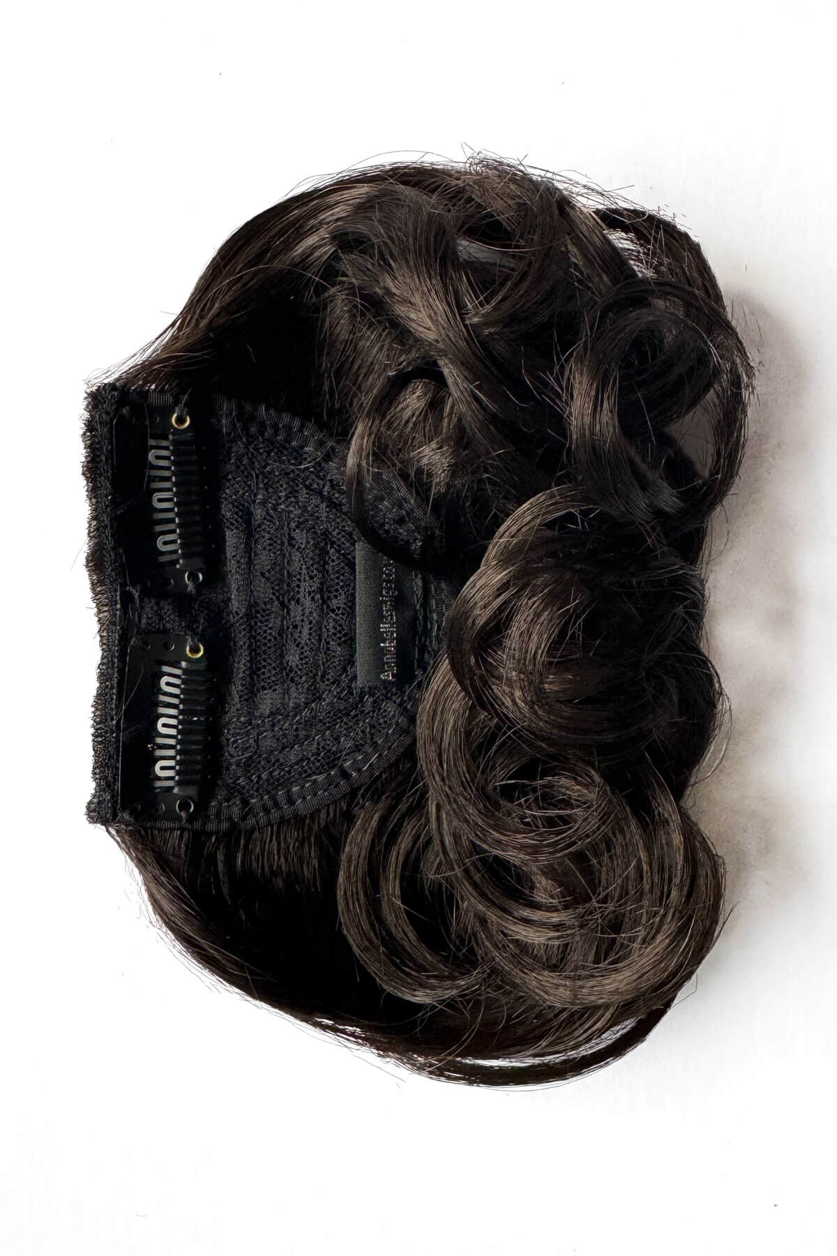 Curly clip-in fringe hairpiece/clip-in bangs: Bunny - Image 16
