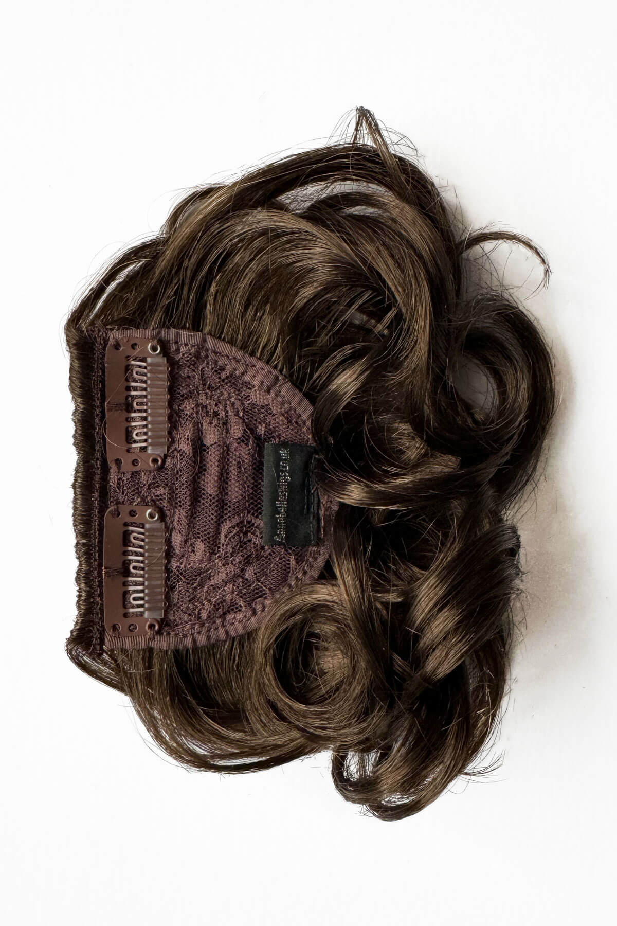 Curly clip-in fringe hairpiece/clip-in bangs: Bunny - Image 21