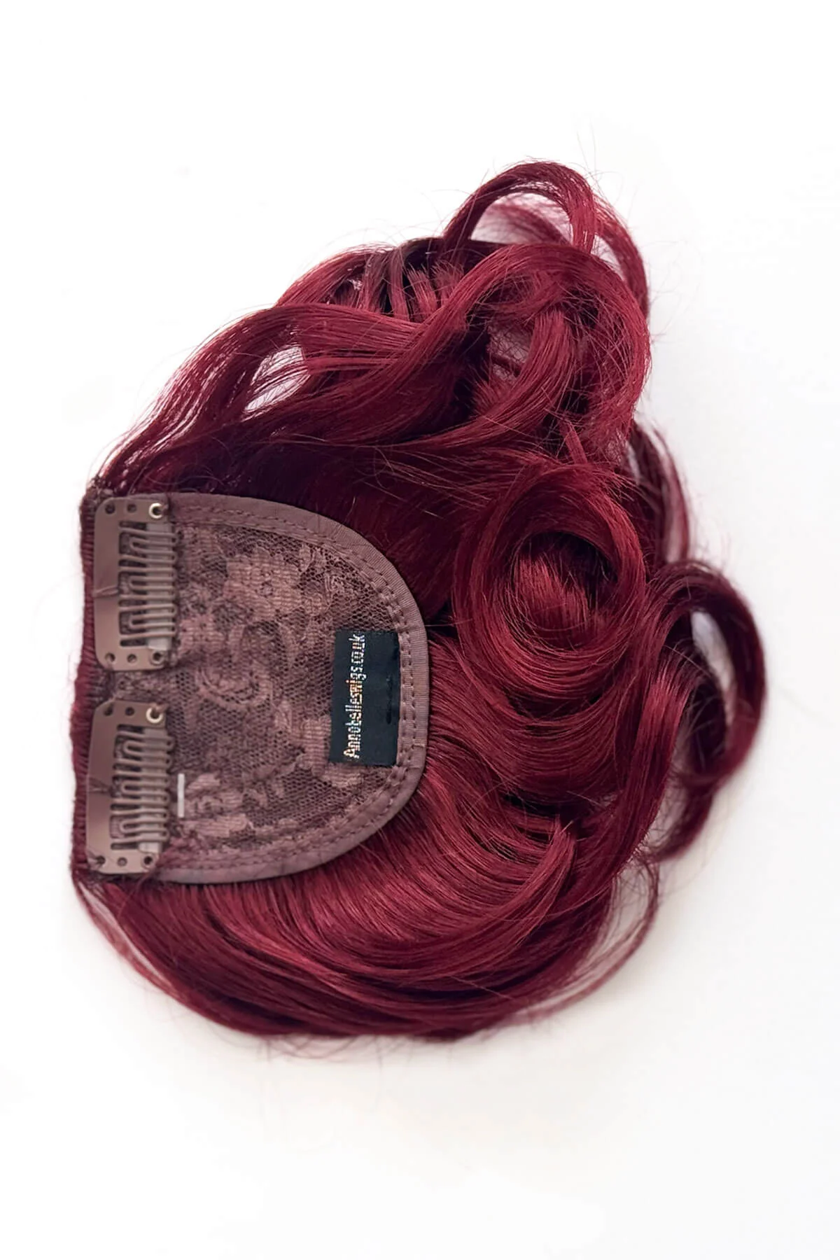 Curly clip-in fringe hairpiece/clip-in bangs: Bunny - Image 42