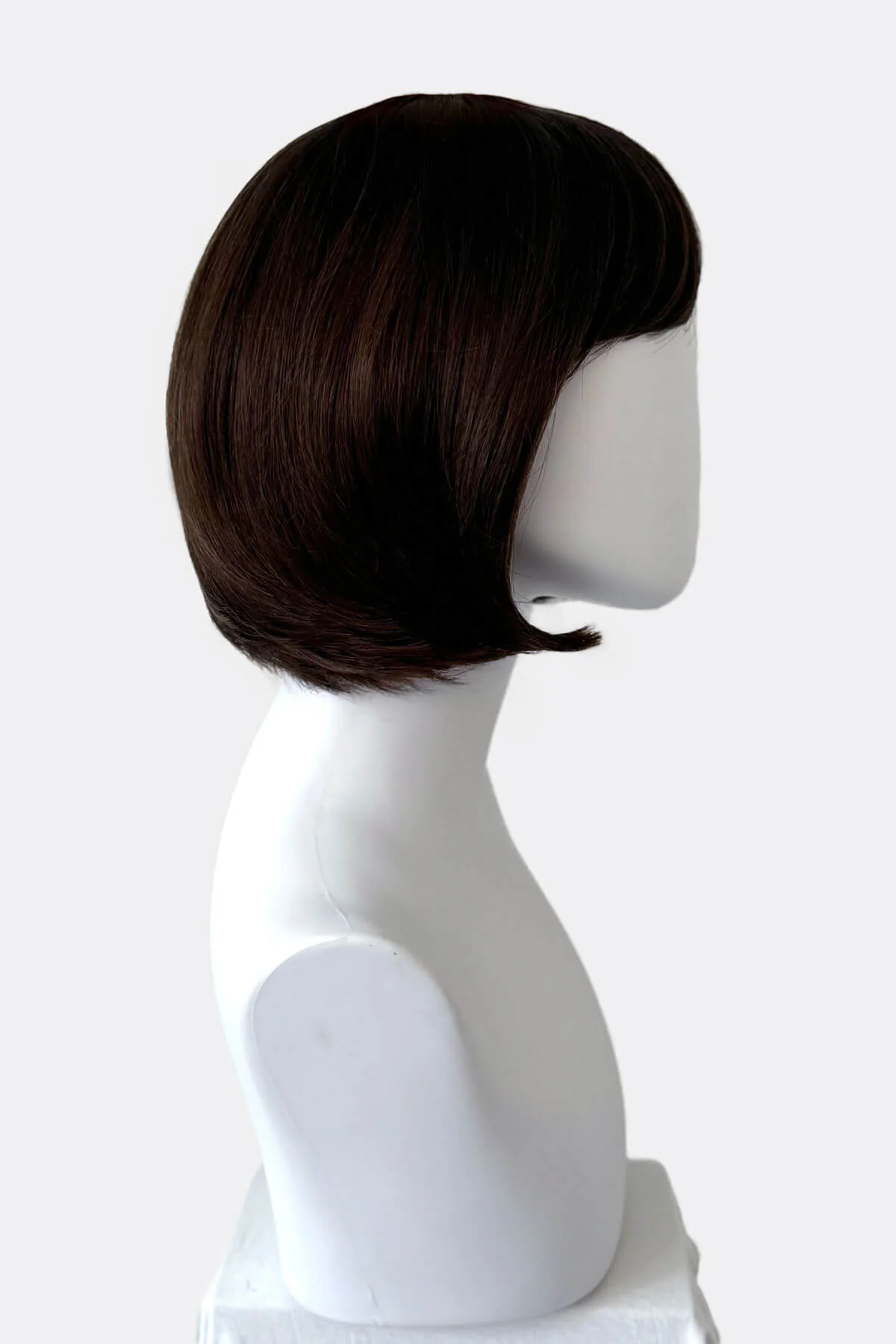 Dark brown pixie cut wig with reddish brown lowlights: Cierra - Image 5