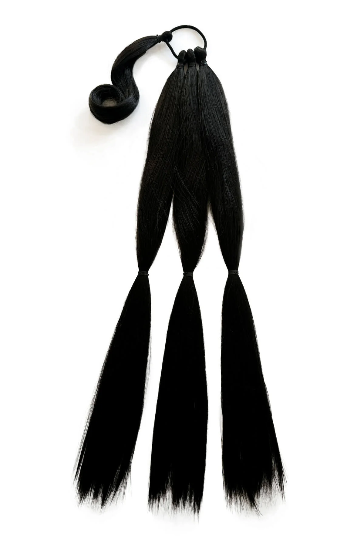 Long double plaited ponytail hairpieces x 2: Martha - Image 3