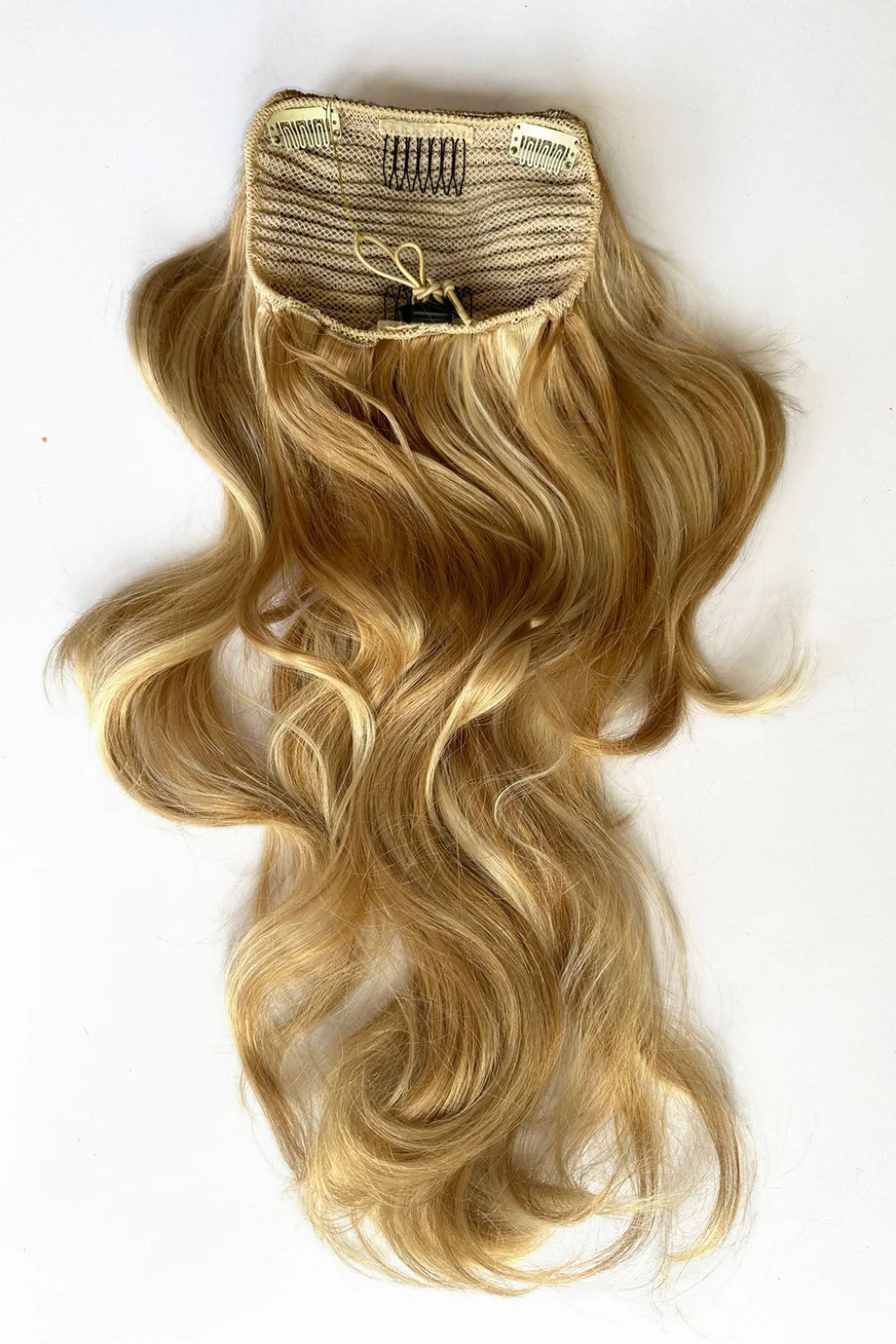 Double volume hairpiece extension with gentle waves: Naomi - Image 28