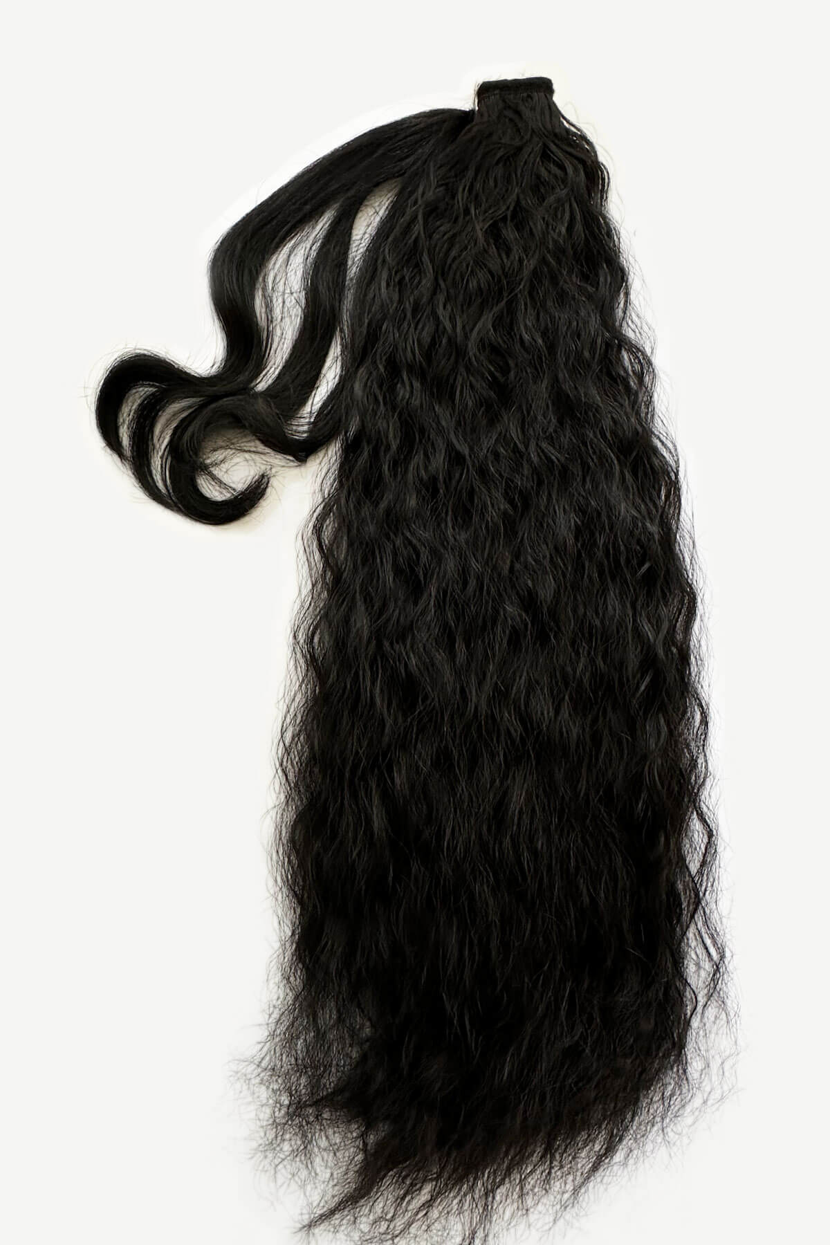 Extra long ponytail extension with long loose spirals: Kaia - Image 14