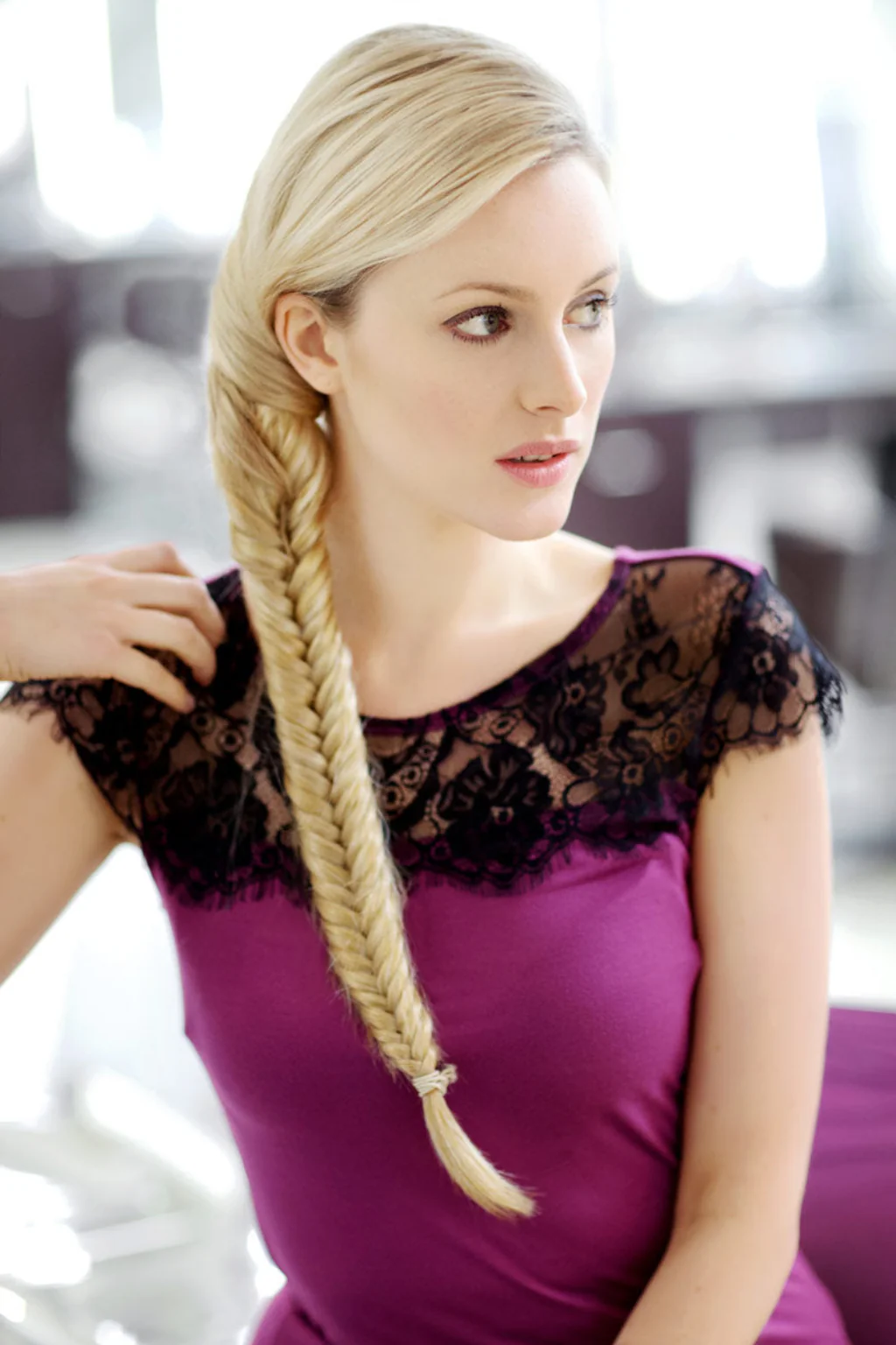Fishtail plait (braid) hairpiece extension: Tinsley - Image 7
